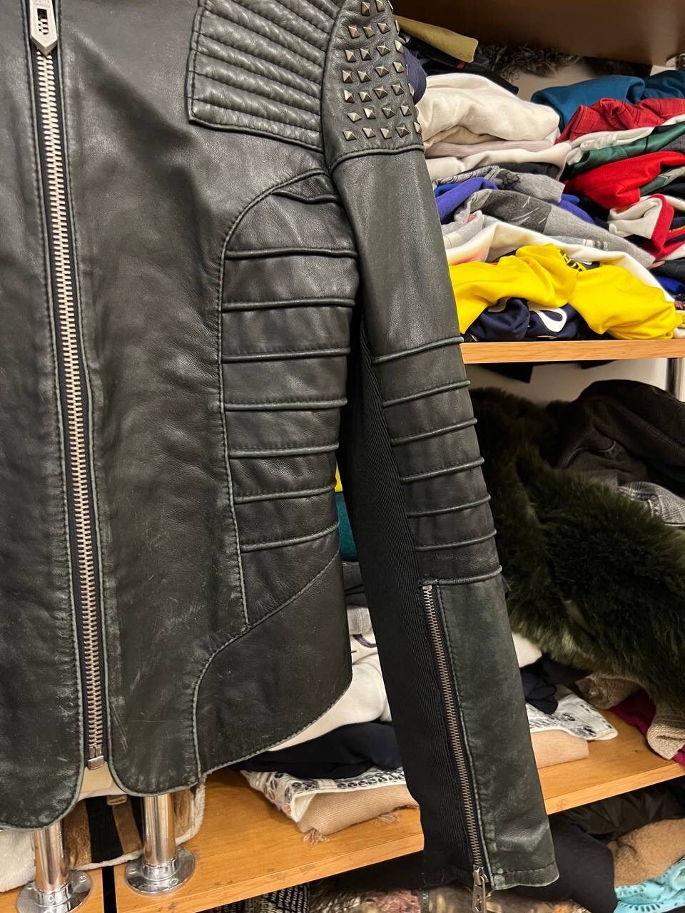 Faith Connexion Faith connexion leather black biker jacket Size S / US 4 / IT 40 - 6 Thumbnail
