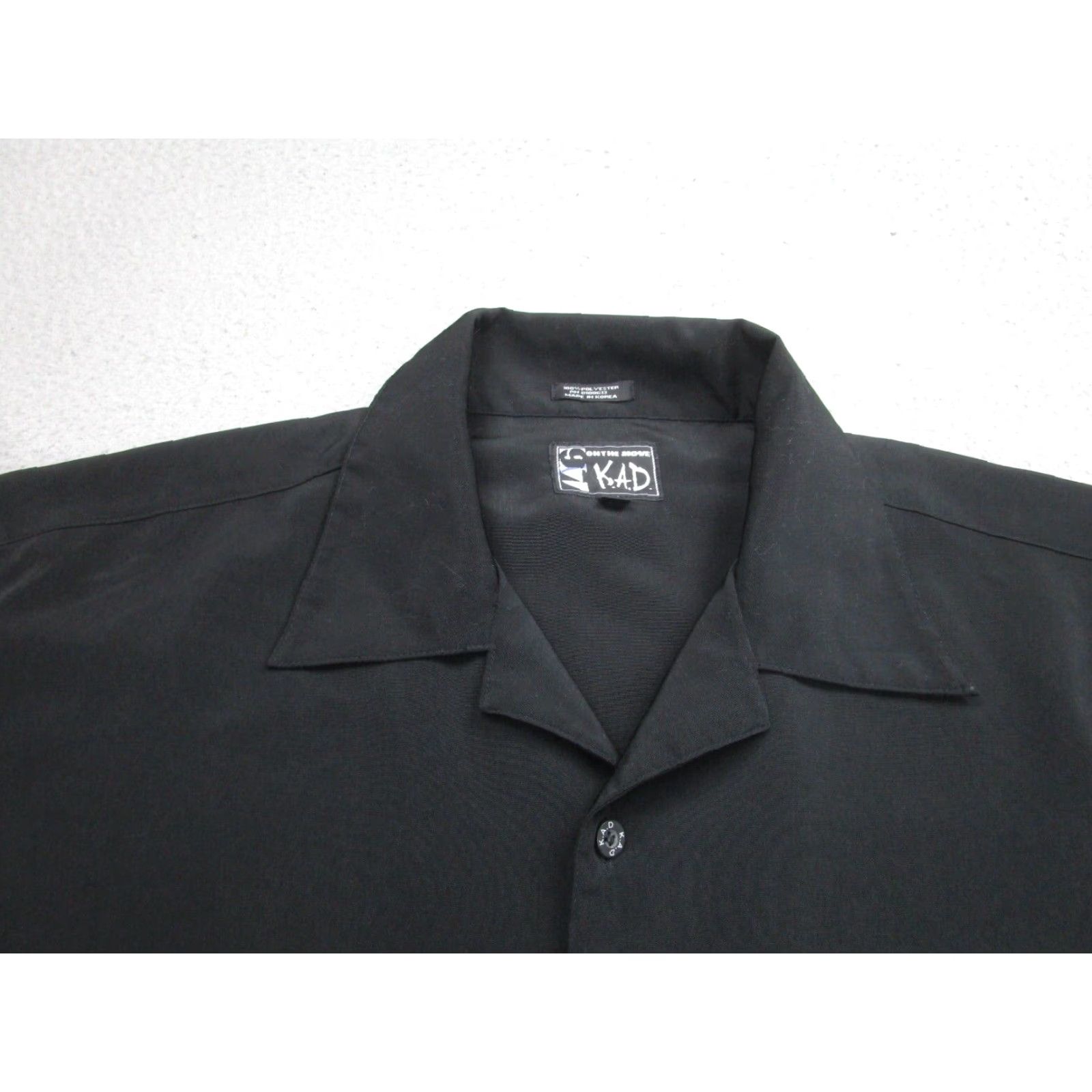 Vintage VINTAGE KAD Shirt mens M Black Graffiti Hip Hop Rap y2k Baggy 90s Size US M / EU 48-50 / 2 - 4 Thumbnail
