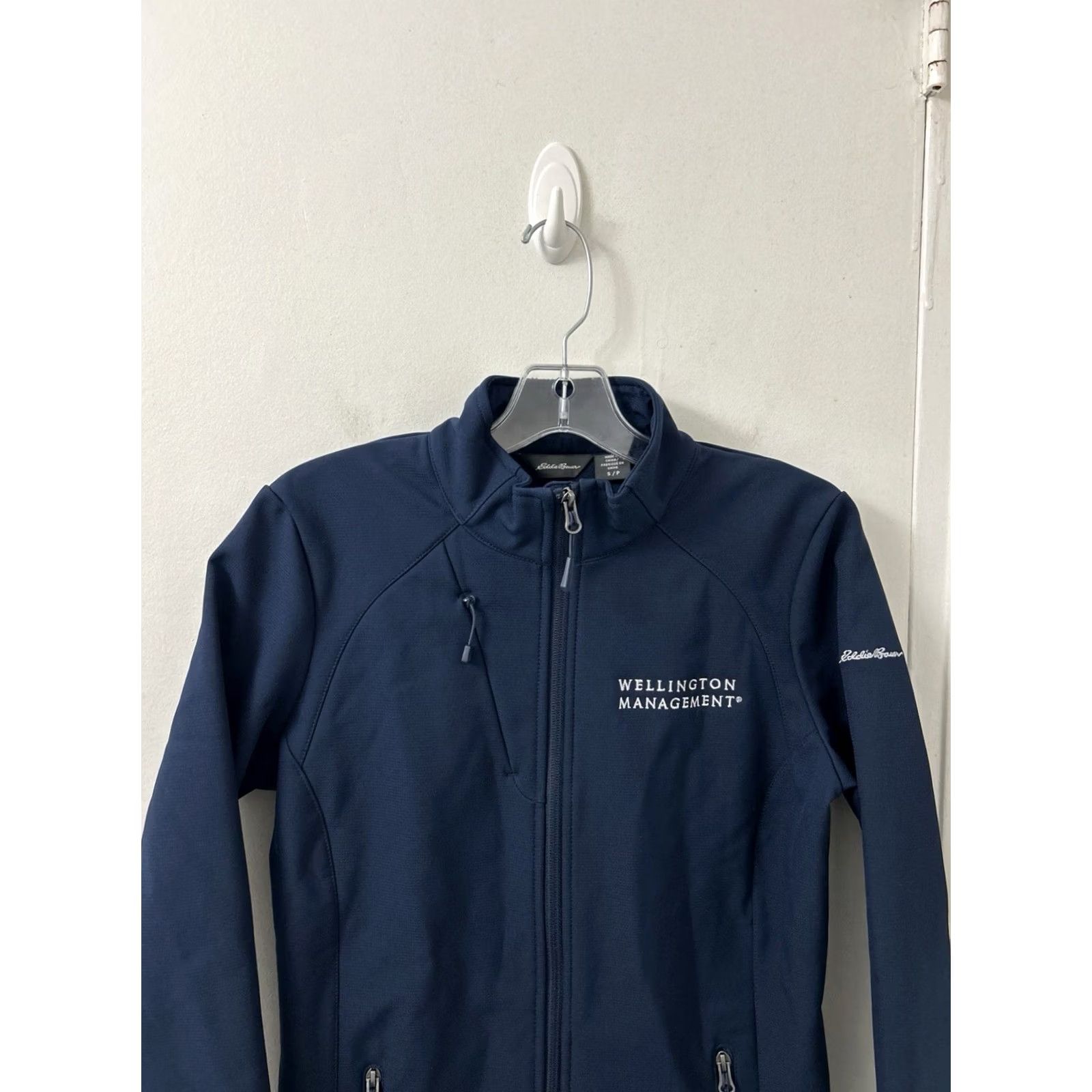 Eddie Bauer Eddie Bauer Jacket Womens Small Blue Softshell Full Zip Wellington Fleece Lined Embroidered Logo Jacket Shirt Coat? Size S / US 4 / IT 40 - 2 Thumbnail