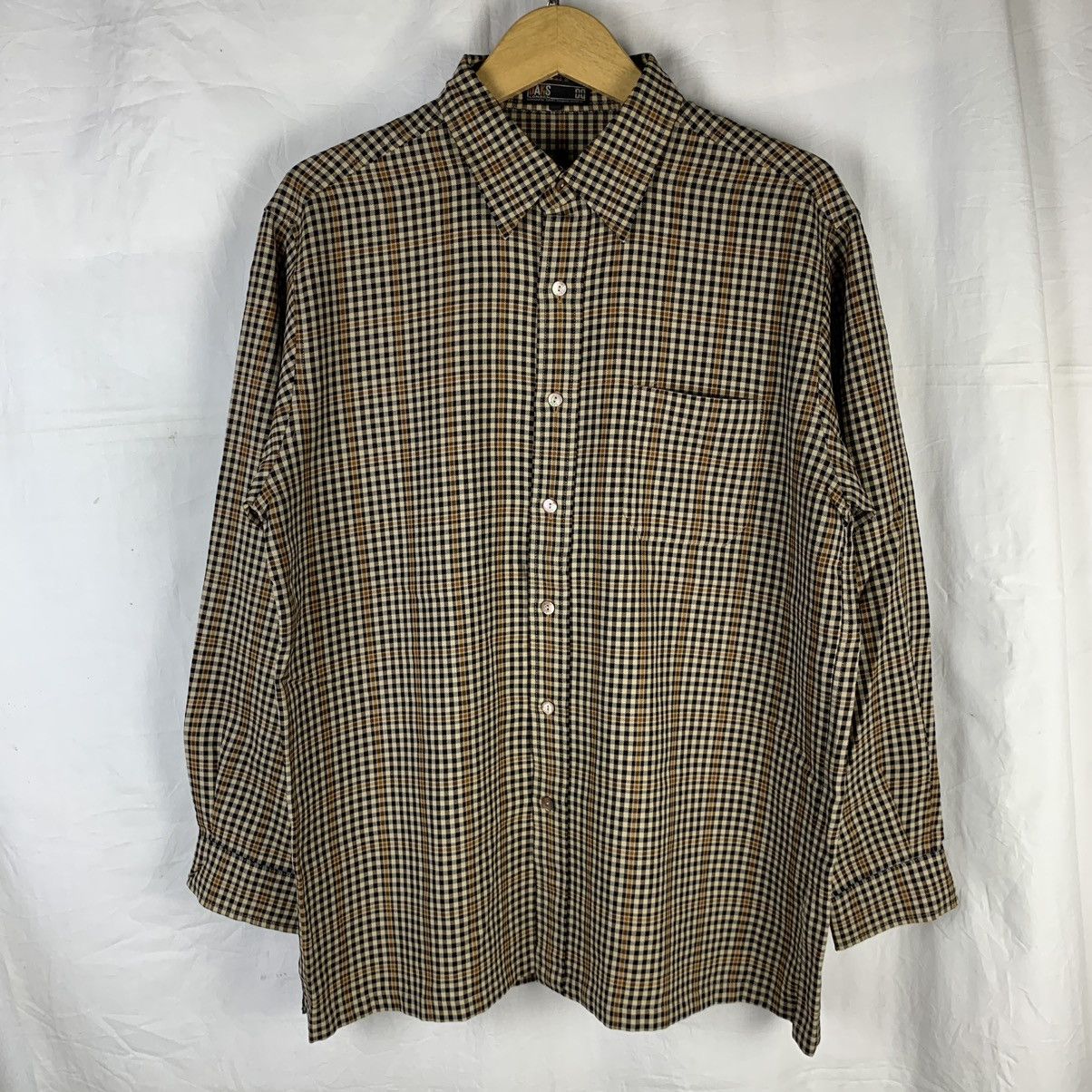 DAKS Vintage Daks London Plaid Shirt Size US L / EU 52-54 / 3 - 1 Thumbnail