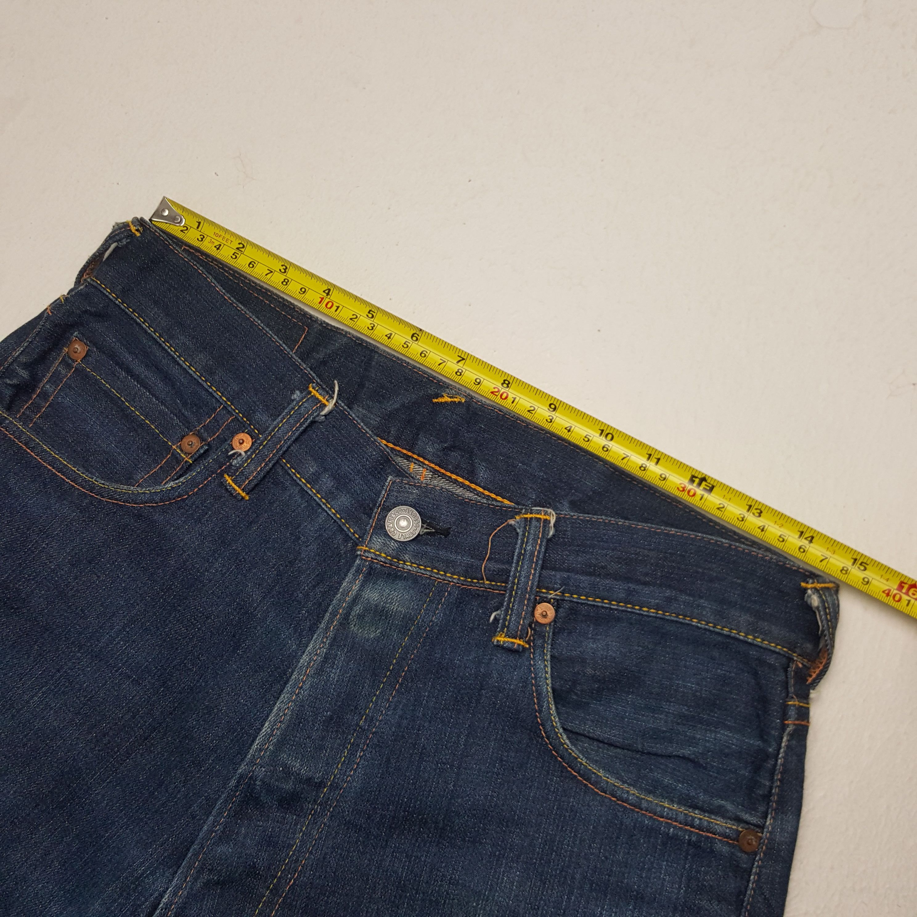 Evisu × Vintage Vintage Evisu Japan Custom Art Daicock Denim Jeans Size US 29 - 7 Thumbnail
