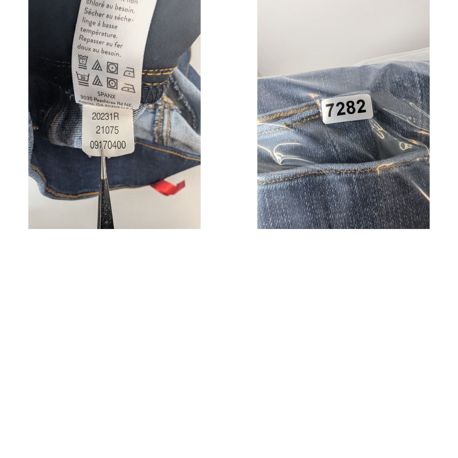 Spanx Spanx Cropped Denim Jeans High Rise Medium Wash Size Small Pull On Raw Hem Women’s Jeans - Regular - Crop - Blue - 90s? Size 28" / US 6 / IT 42 - 9 Thumbnail