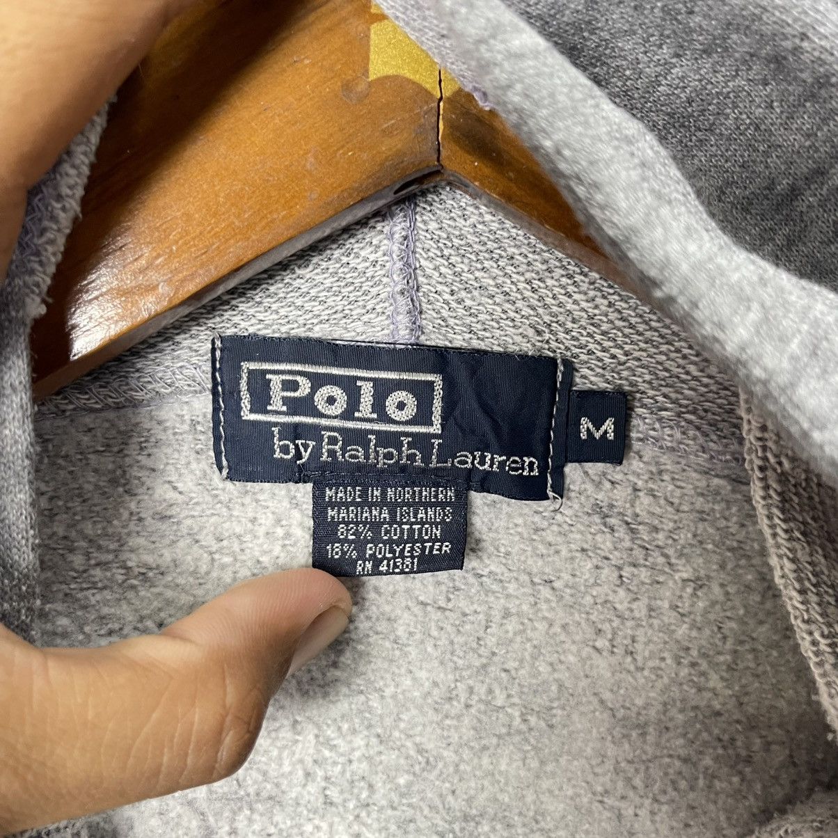 Polo Ralph Lauren Vintage Polo Ralph Lauren Zip Hoodie Grey USA Size US M / EU 48-50 / 2 - 10 Thumbnail