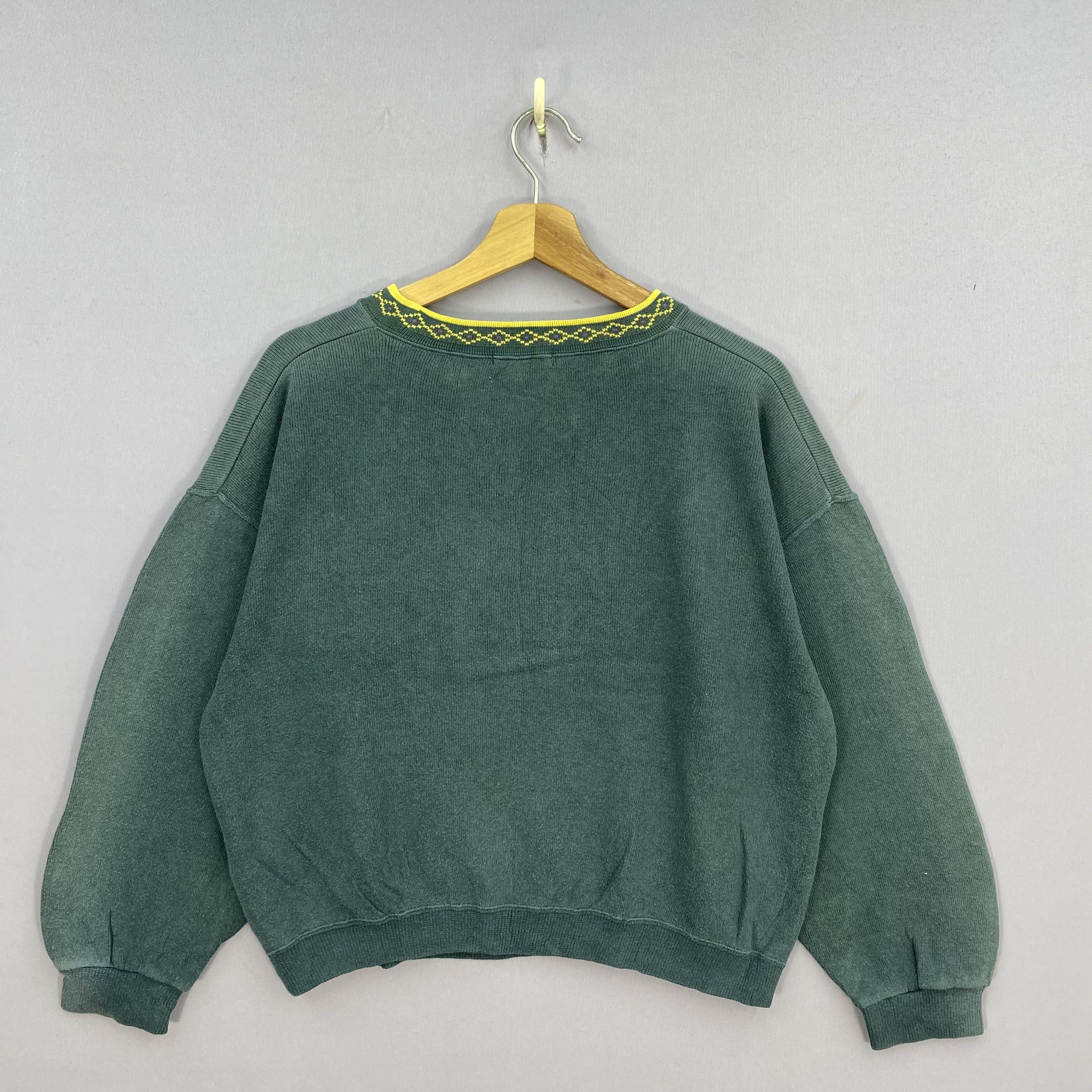 Japanese Brand Vintage City Call Sweater Embroidered Novelty Art Jumper Size US L / EU 52-54 / 3 - 3 Thumbnail