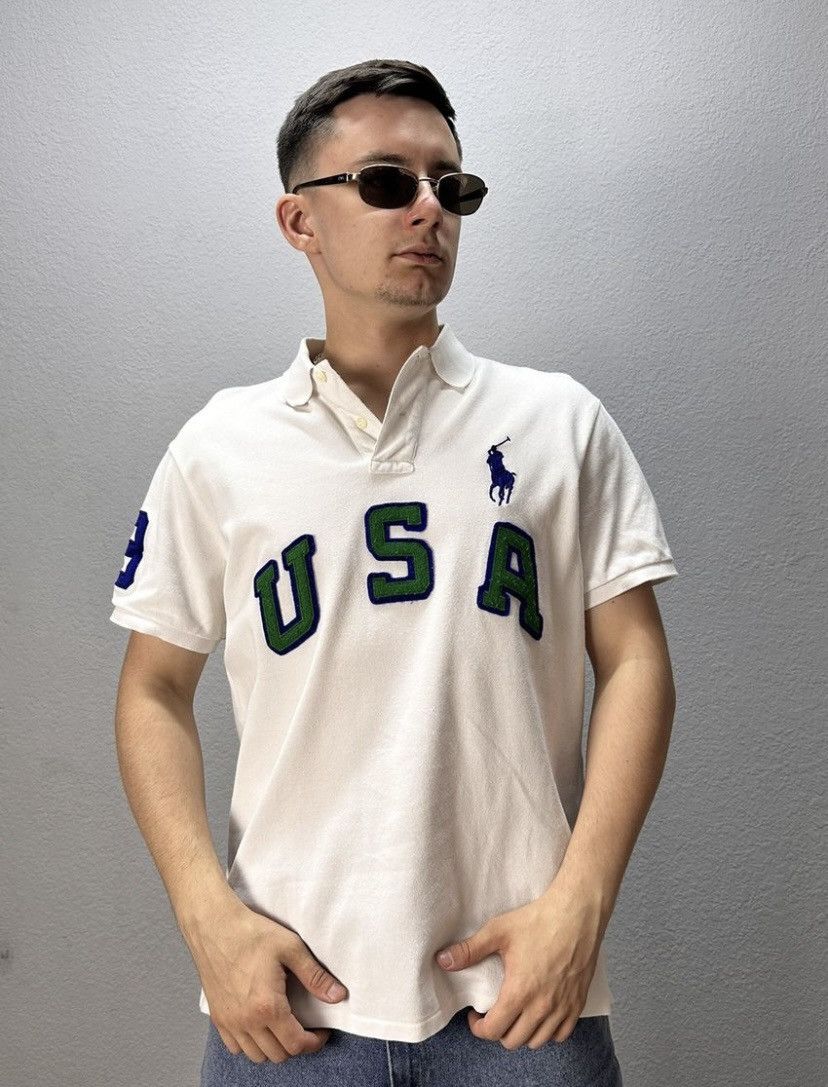 Polo Ralph Lauren Polo Ralph Lauren Chaps USA T-shirt Size US L / EU 52-54 / 3 - 1 Thumbnail