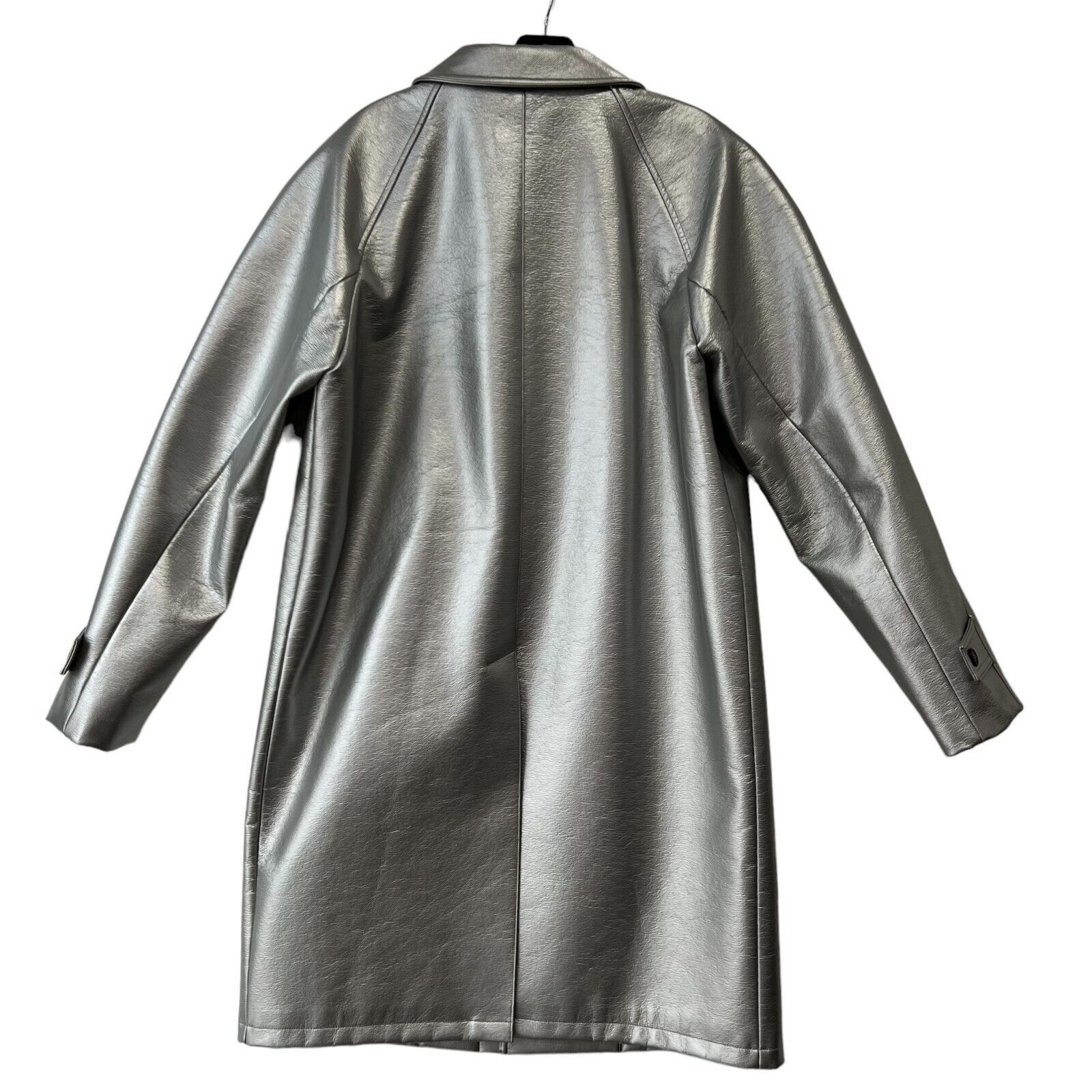 Saint Laurent Paris Fall 2015 Silver Metallic Jacket Men's Size US M / EU 48-50 / 2 - 5 Thumbnail
