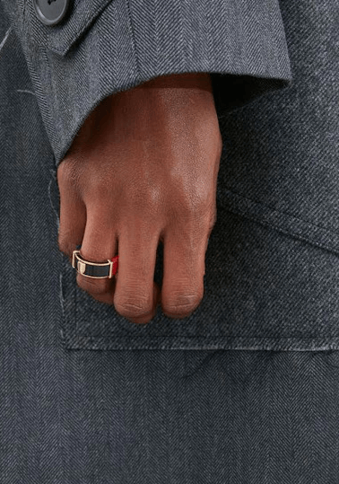 Maison Margiela o1w1db10324 Enamel Rings in Multicolor Size ONE SIZE - 2 Thumbnail