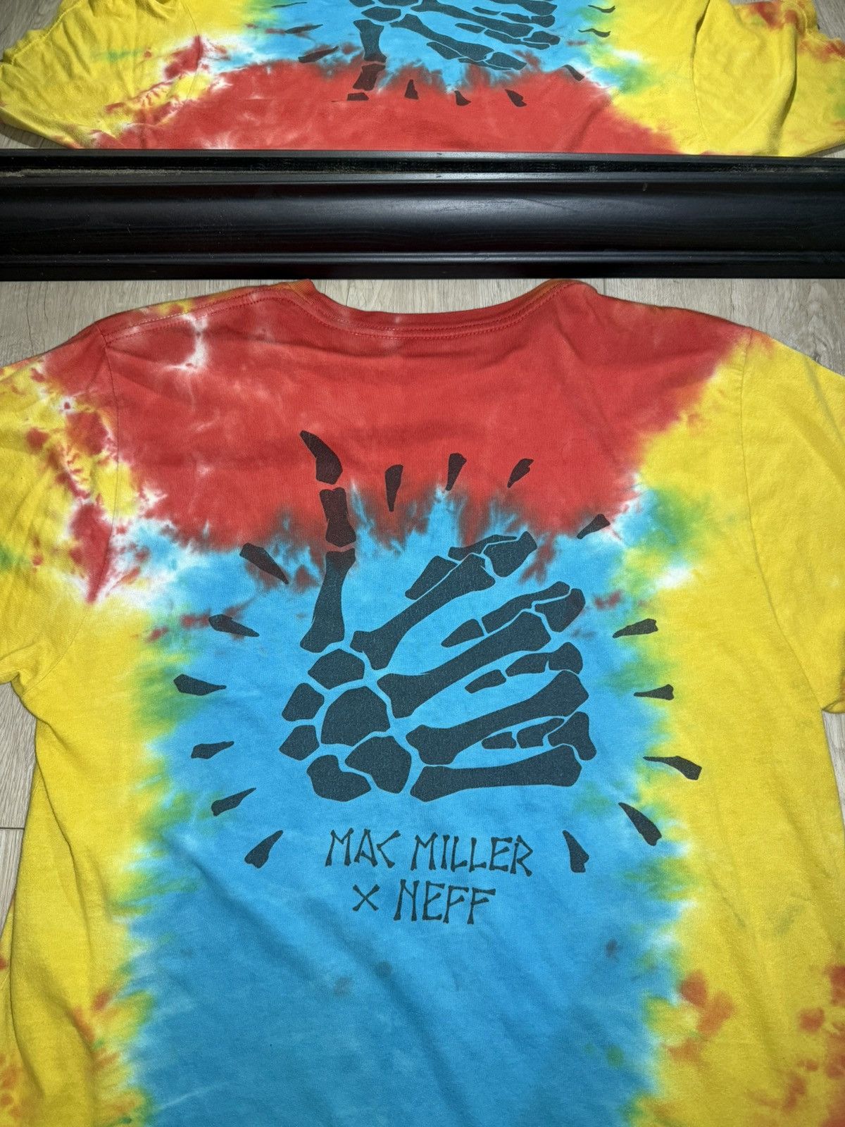 NEFF × Vintage Vintage / Y2K Rare Grail Mac Miller X Neff Skeleton Thumbs Size US L / EU 52-54 / 3 - 3 Thumbnail