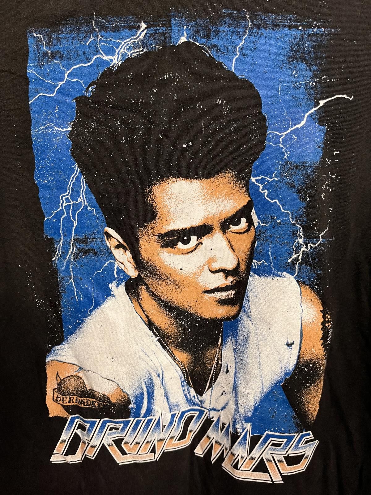 Designer Bruno Mars T-shirt Jungle Tour - Lightning Tee - S Size US S / EU 44-46 / 1 - 5 Thumbnail