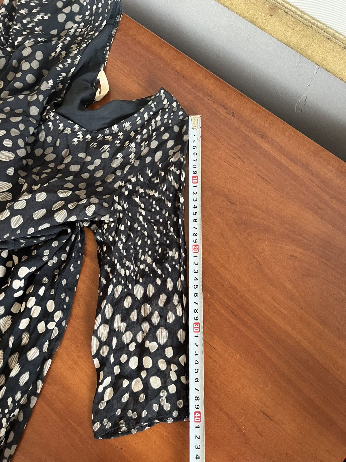 ba&sh BA&SH IANIS FLOATY POLKA DOT MINI DRESS BLACK WHITE VISCOSE Size S / US 4 / IT 40 - 15 Thumbnail