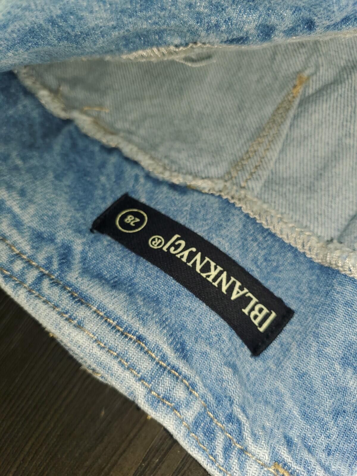 BLANKNYC BLANKNYC Denim Joggers High Waist Cuffed Ankle Size 28 Size 28" / US 6 / IT 42 - 3 Thumbnail