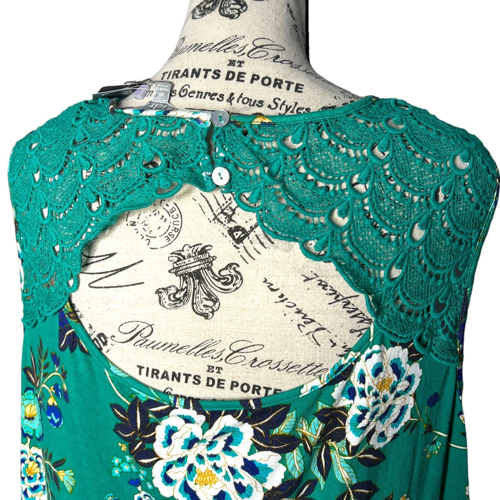 Other Fantine Crochet Detail Knit Top - Stitch Fix Open Back Size XXL / US 16-18 / IT 52-54 - 8 Thumbnail