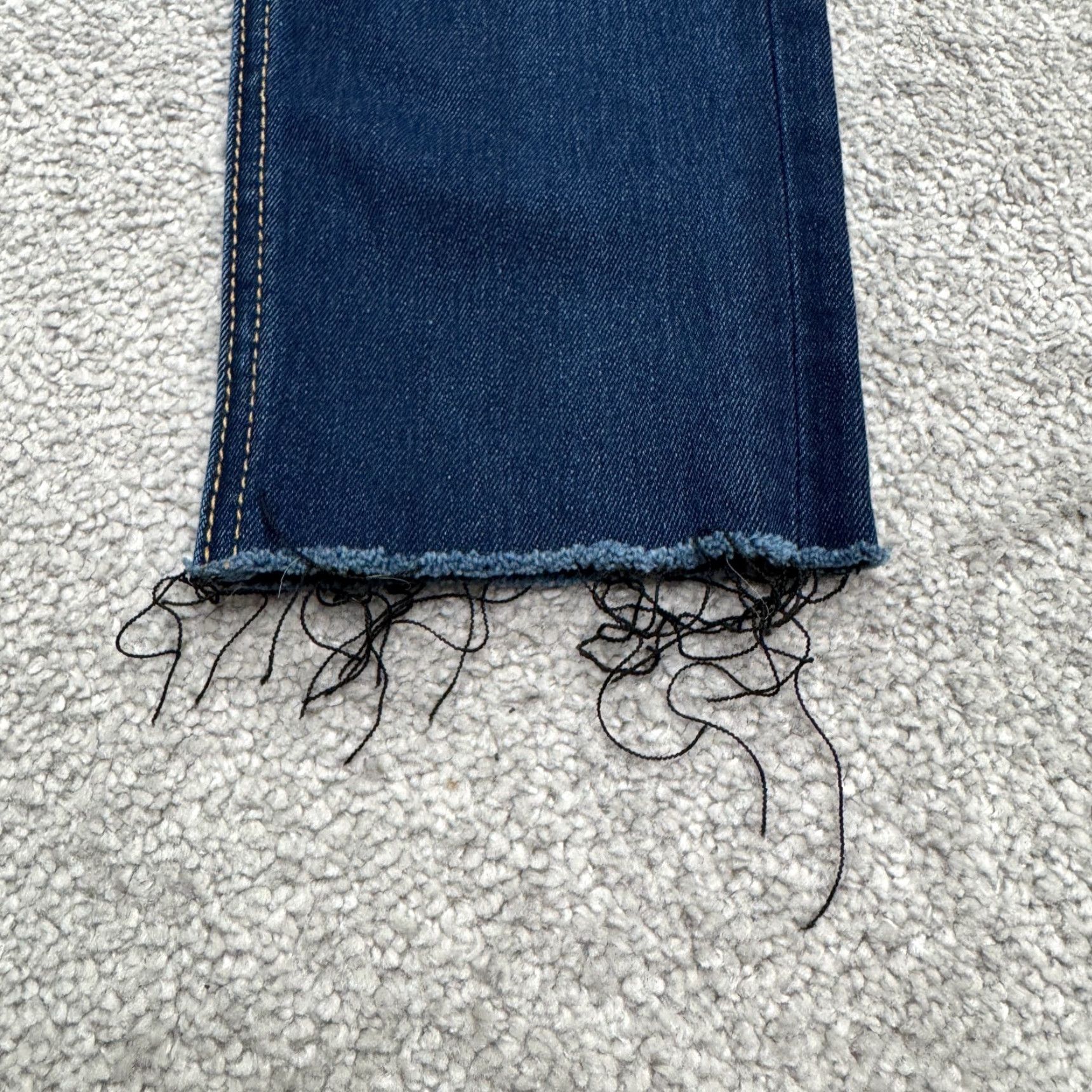 Rag & Bone VINTAGE Rag & Bone Skinny Denim Jeans Womens 26 Blue Dark Wash Streetwear Casual 90s Girls Size 26" / US 2 / IT 38 - 6 Thumbnail