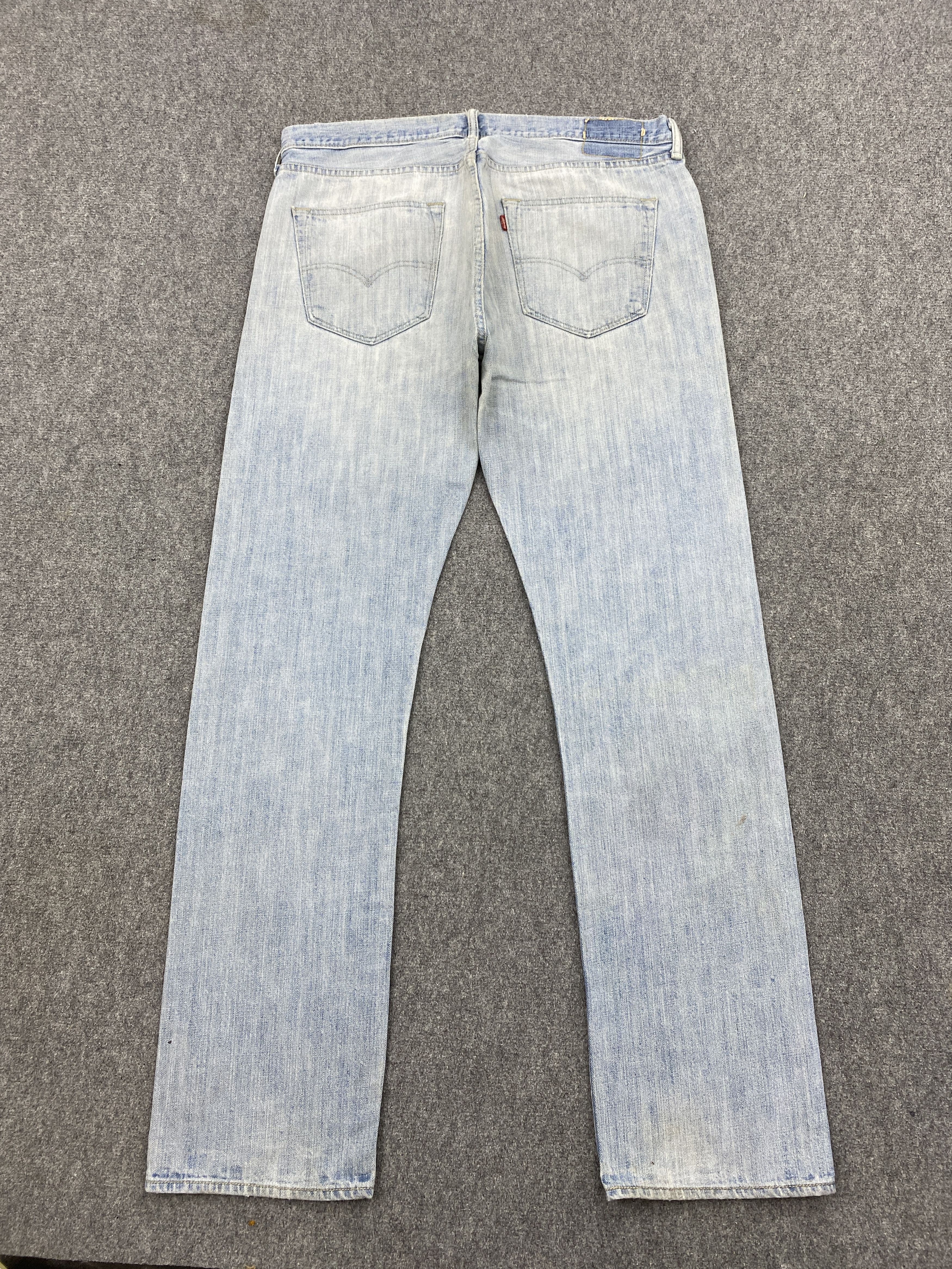 Levi's × Vintage Light Washed Vintage Levis 501 Denim Jeans Size US 38 / EU 54 - 3 Thumbnail