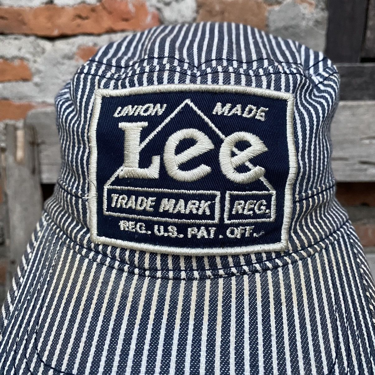 Lee LEE ICONIC LOGO HICKORY STRIPE PATROL HAT Size ONE SIZE - 7 Thumbnail