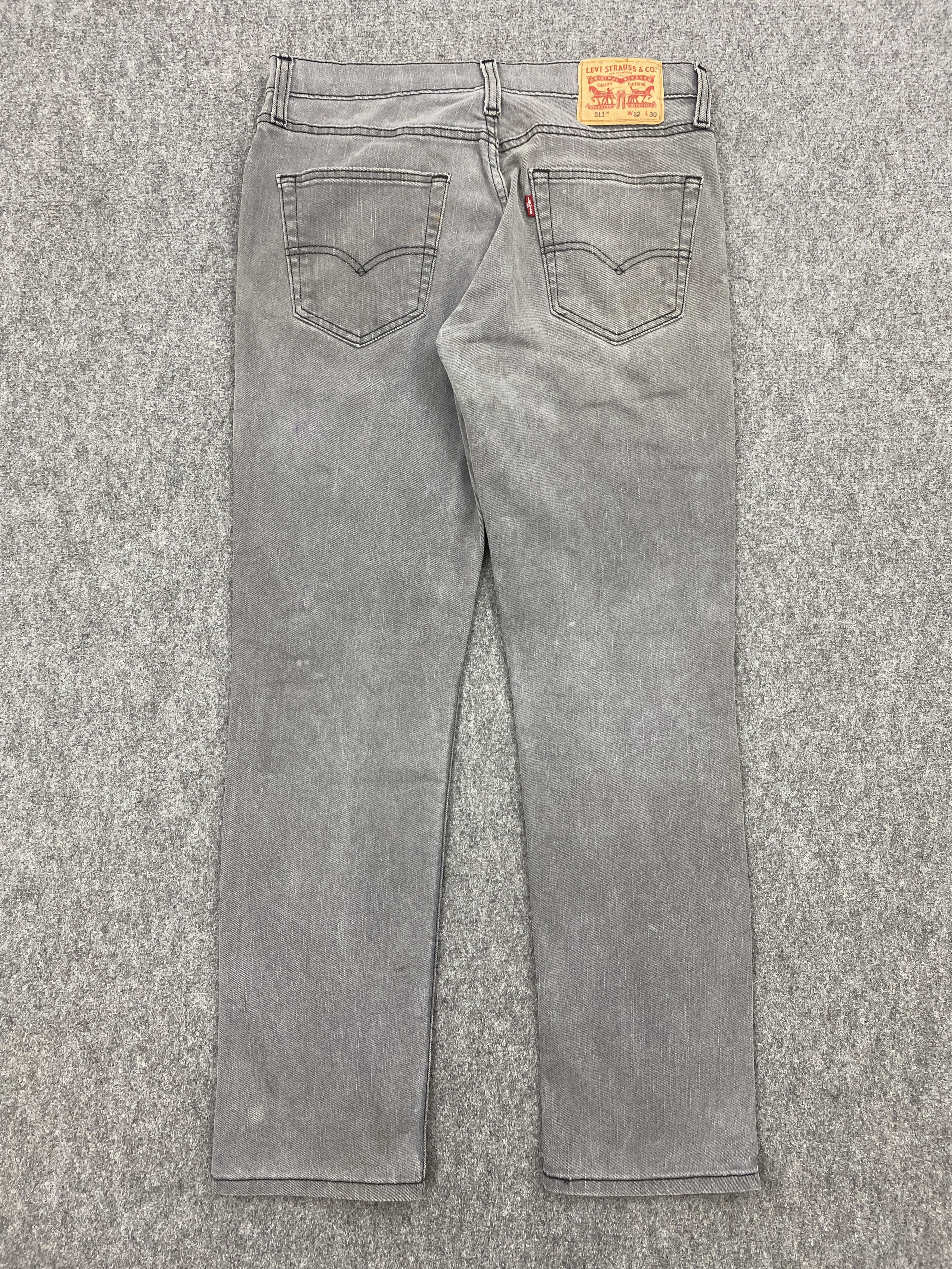Levi's × Vintage Faded Black Vintage Levis 511 Jeans Size US 31 - 3 Thumbnail