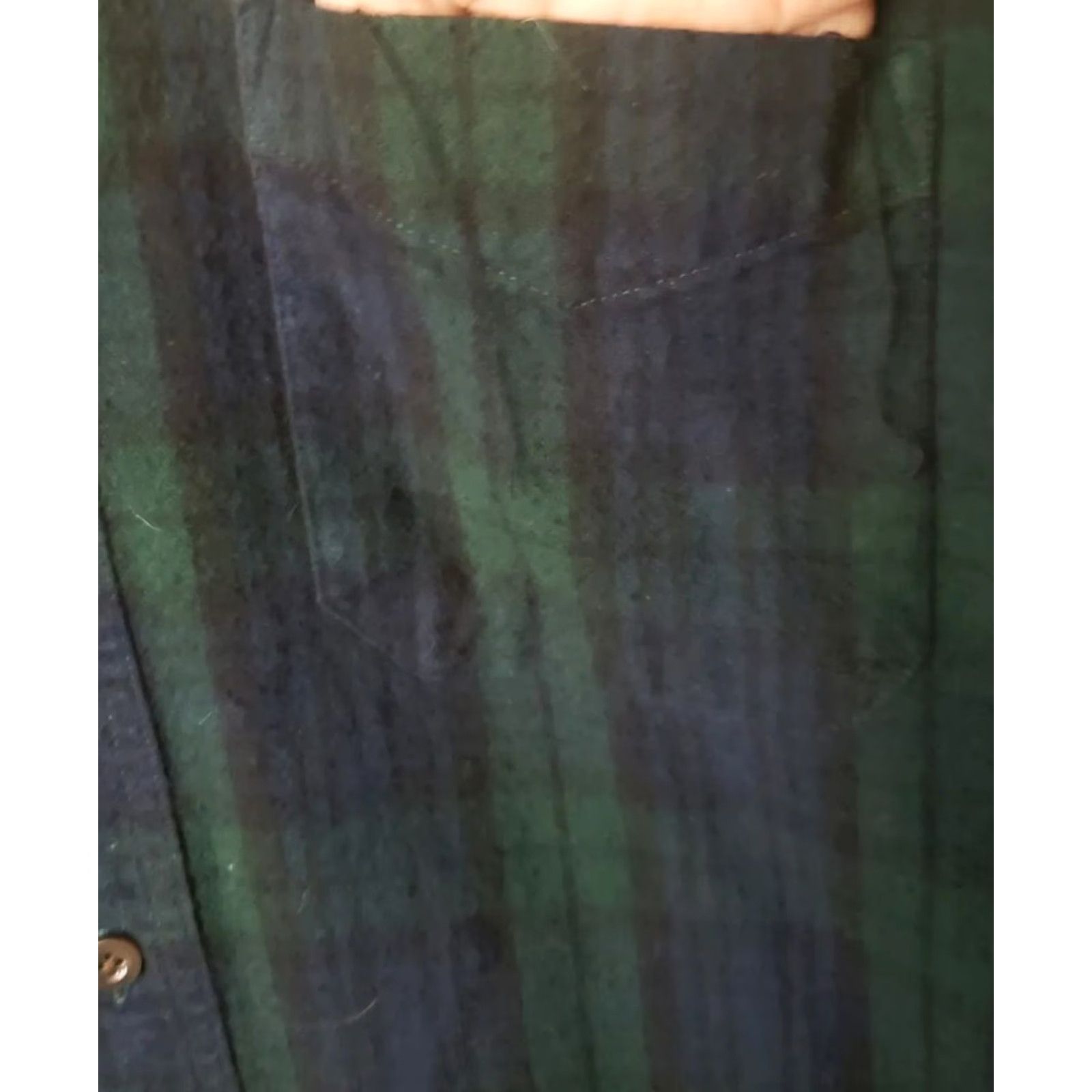 Vintage L.L.Bean Flannel Plaid Long Sleeve Button-Up Mens L Reg Blue Green Shirt Size US L / EU 52-54 / 3 - 4 Thumbnail