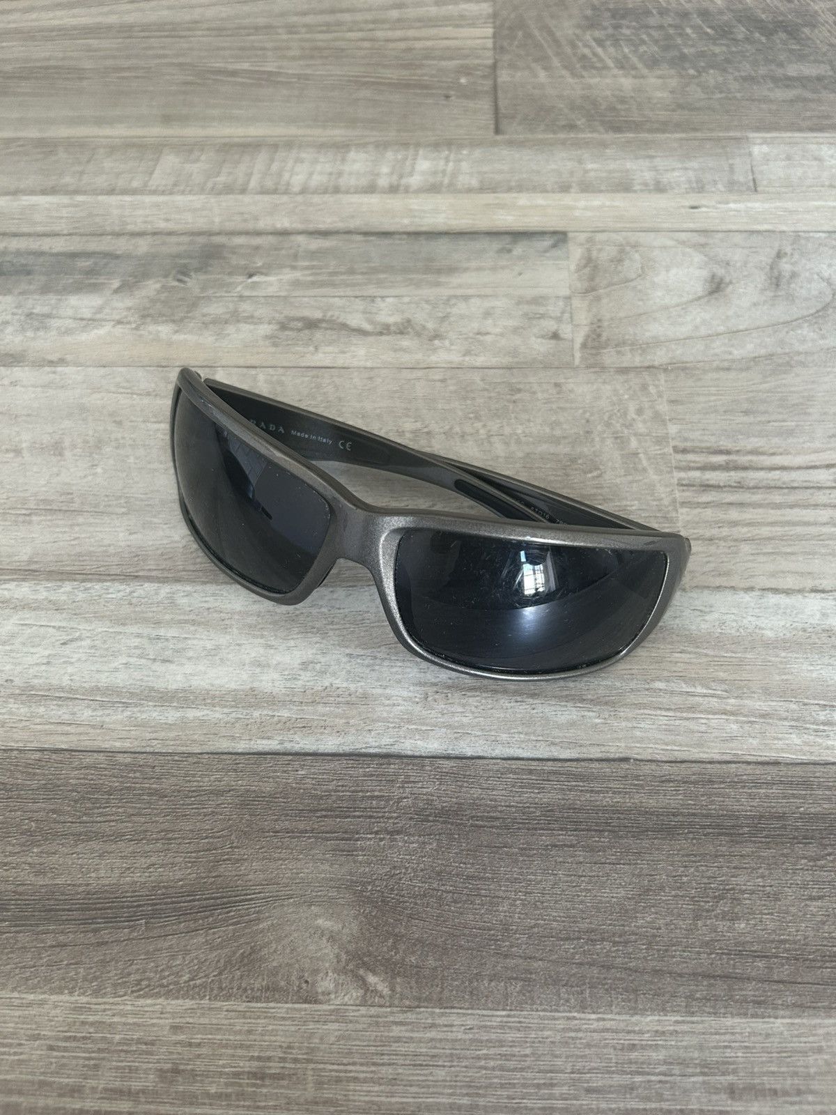 Prada Linea Rossa Sunglasses Grey Metallic
