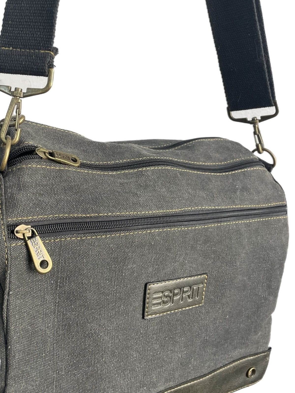 Diesel Diesel style grey canvas shoulder bag utility army y2k hype Size ONE SIZE - 8 Thumbnail