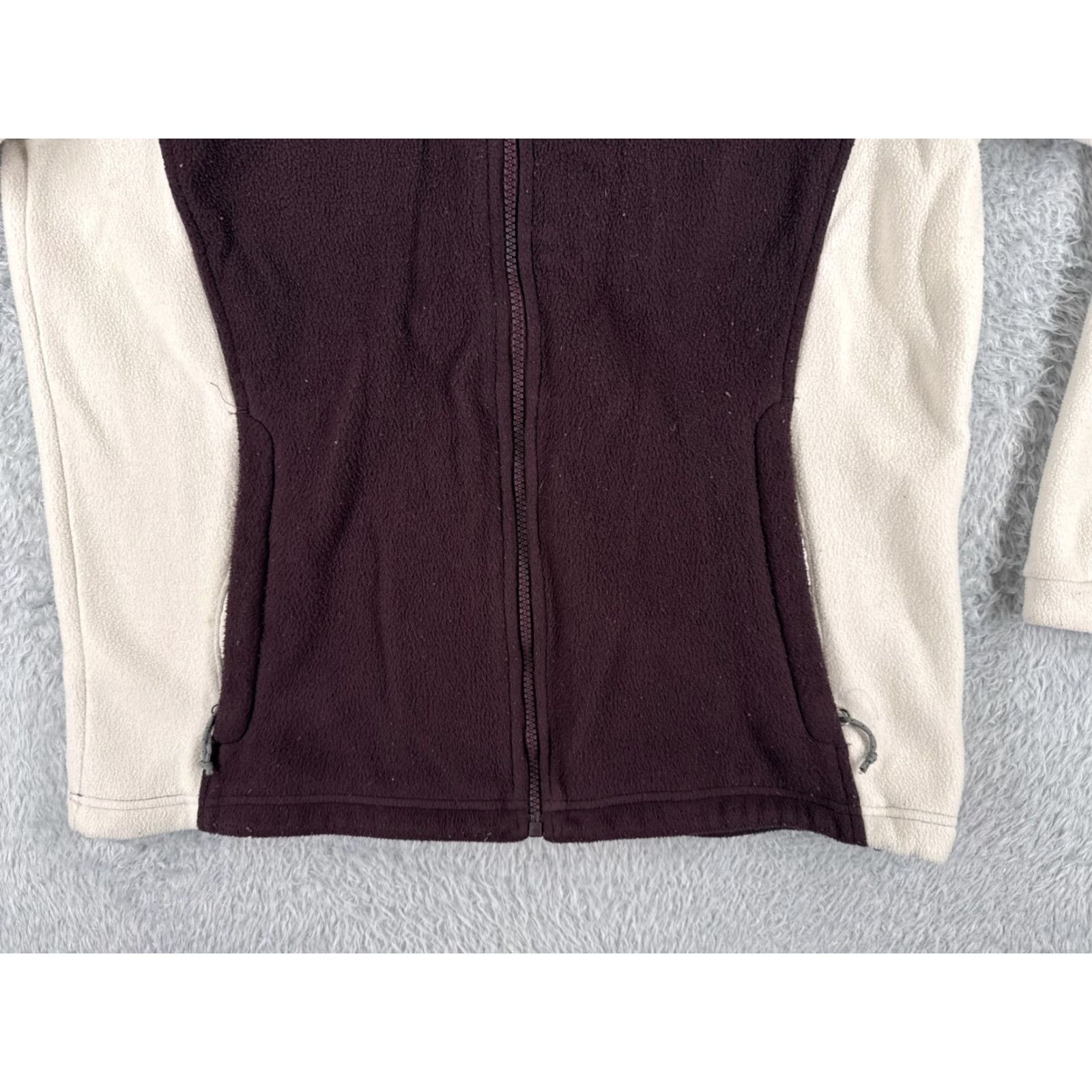 The North Face VINTAGE The North Face Jacket Womens Large White Red Full Zip Pockets Mock Neck Walking Size L / US 10 / IT 46 - 5 Thumbnail