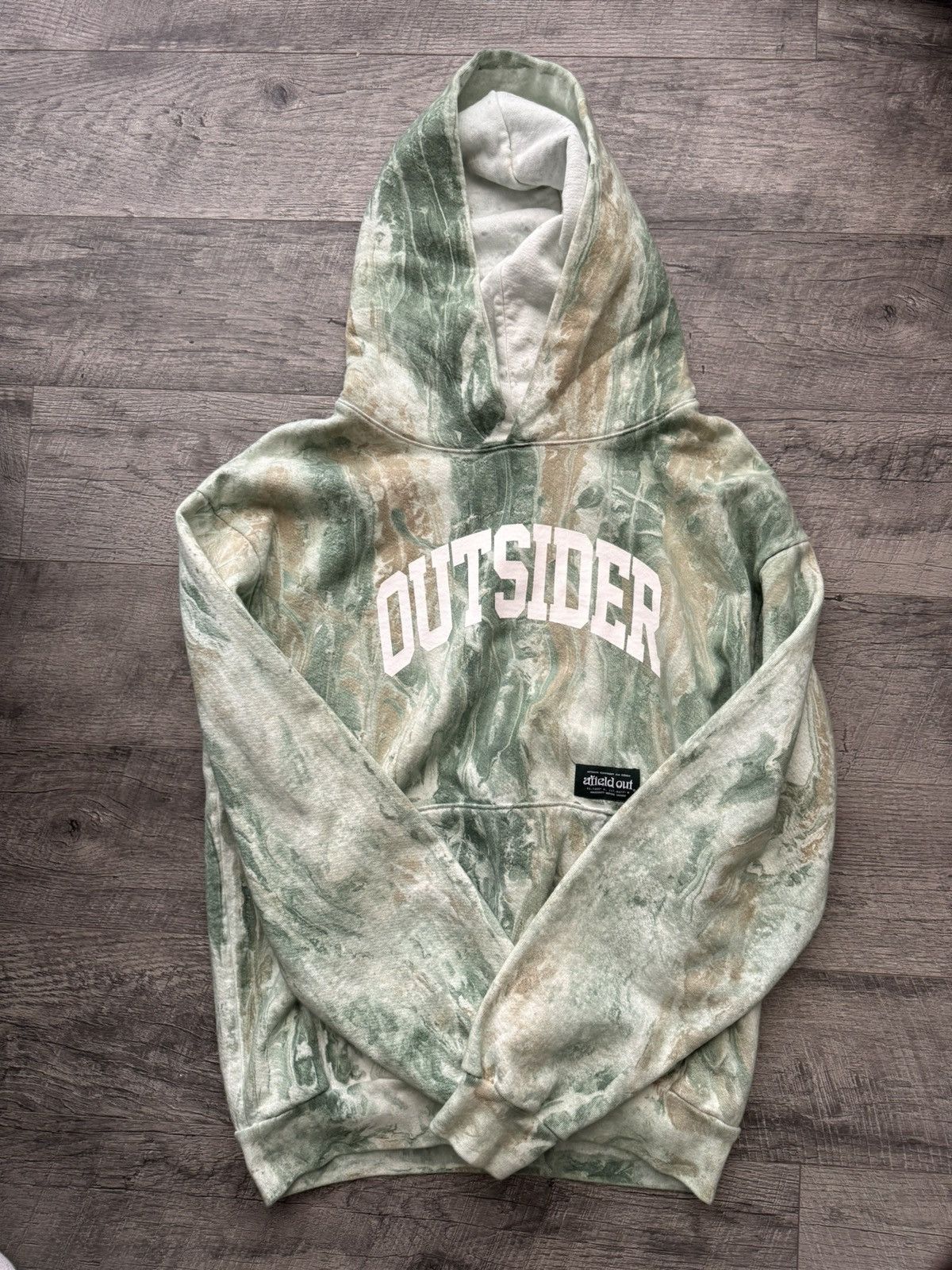 image of Afield Out Hoodie in Green, Men's (Size Medium)