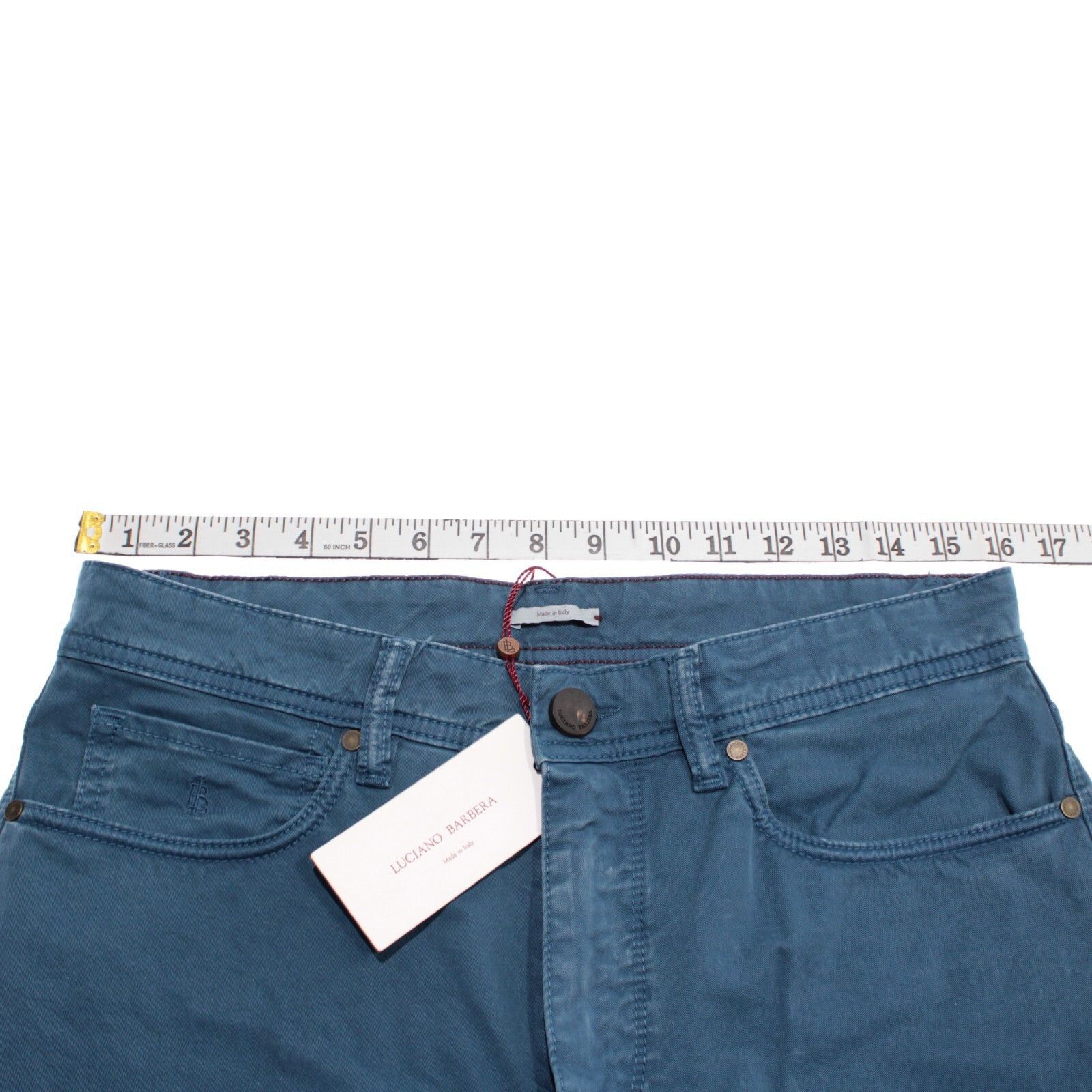 Luciano Barbera Luciano Barbera New with tags Chino Size 32 US In Blue Size US 32 / EU 48 - 6 Thumbnail