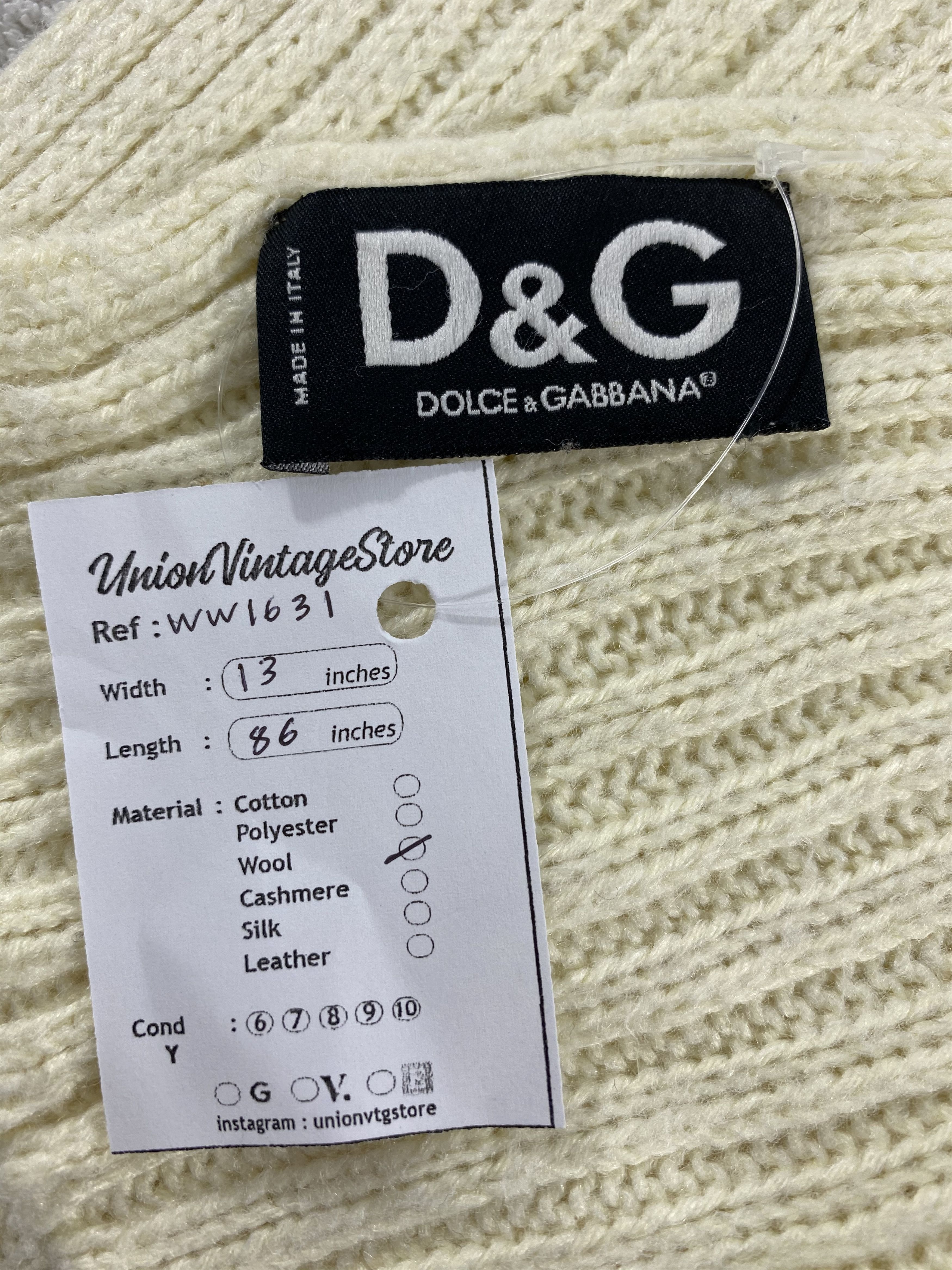 Dolce & Gabbana Dolce & Gabbana Scarf / Muffler / Neckwear - WW1631 Size ONE SIZE - 5 Thumbnail