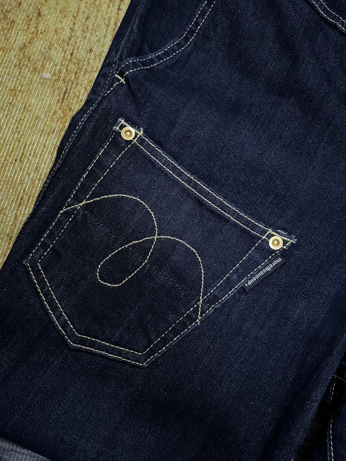 Issey Miyake 2000s mercibeaucoup dark indigo skinny stretch #D3 Size US 29 - 6 Thumbnail