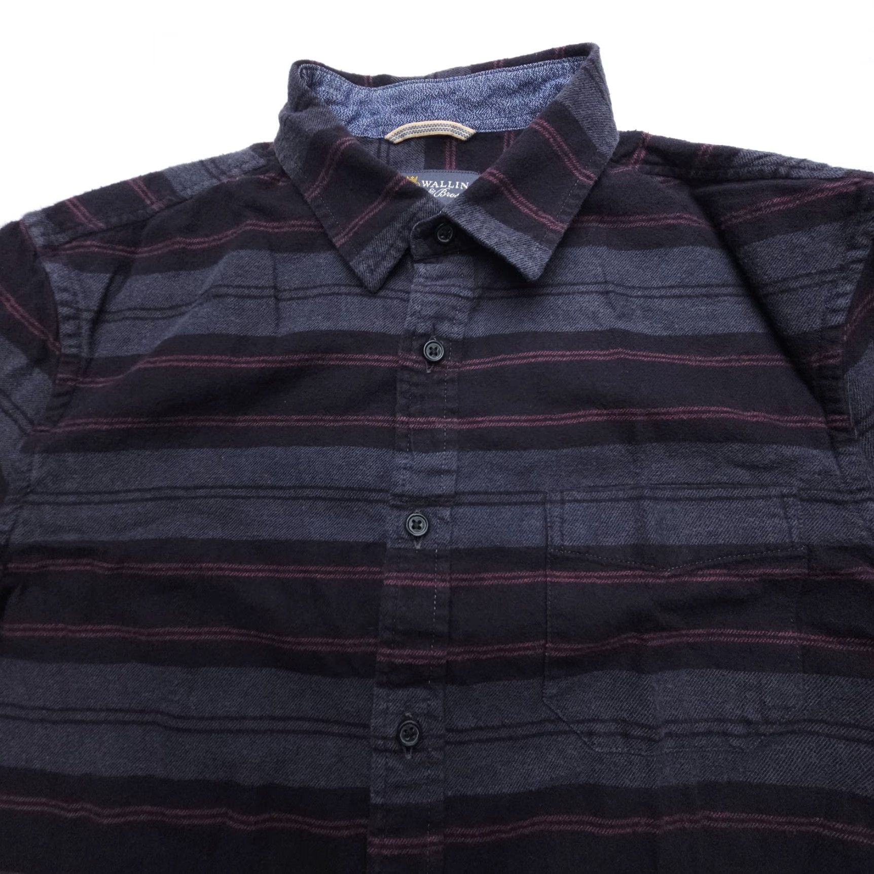 Vintage VINTAGE Wallin & Bros Long Sleeve Flannel Shirt Mens L Striped Cotton Soft Collared Size US L / EU 52-54 / 3 - 4 Thumbnail