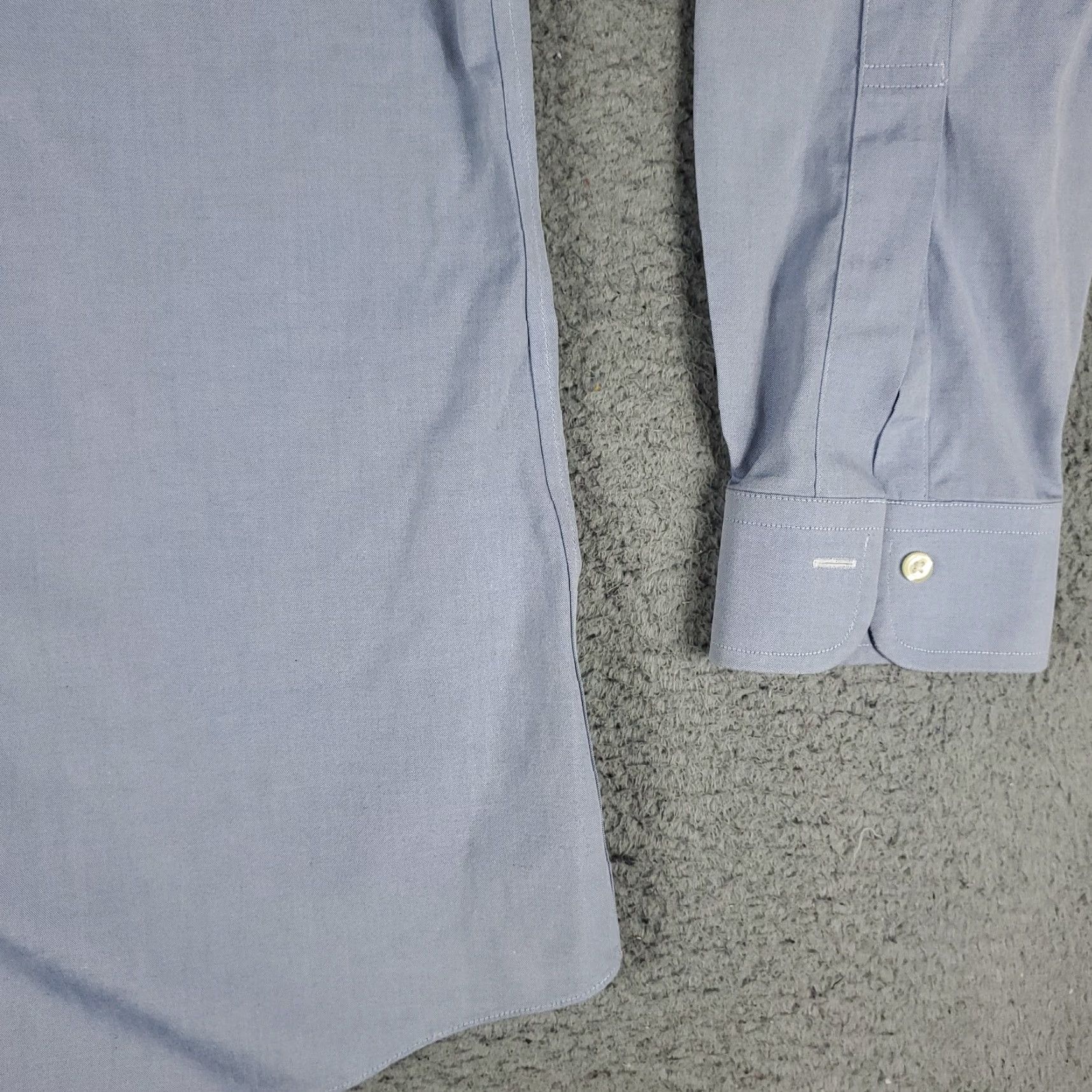 Brooks Brothers Brooks Brothers Shirt Mens Size 16 Blue Regent Dress Button Up Long Sleeve Size 42R - 4 Thumbnail