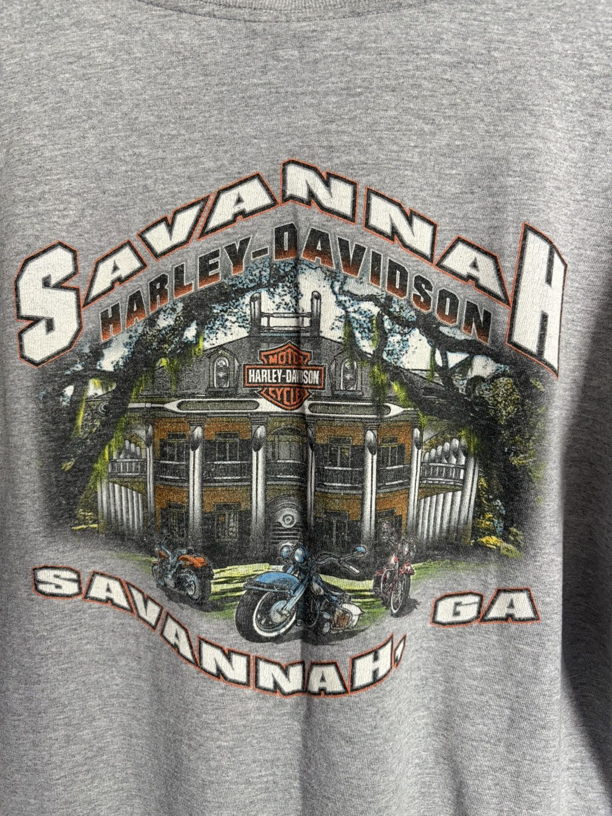 Harley Davidson Vintage Harley Davidson Tee Savannah Georgia Size US L / EU 52-54 / 3 - 1 Thumbnail