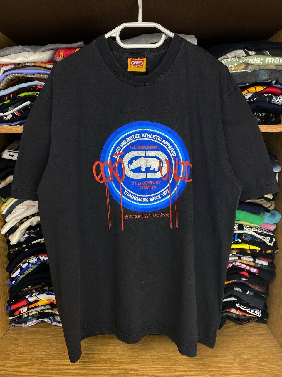 Ecko Unltd. × Vintage Vintage Ecko Unltd. 00s Rhino Unlimited Concept Graphic Tee Size US L / EU 52-54 / 3 - 1 Thumbnail