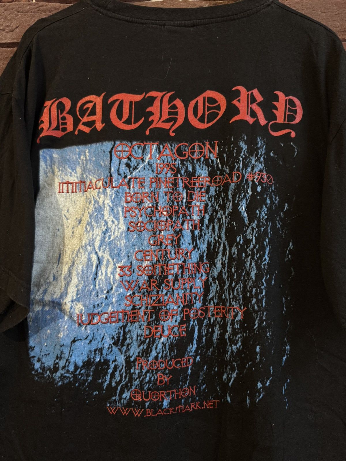 Band Tees Bathory Octagon Vintage 00s Black Metal Band Tee Death XL Size US XL / EU 56 / 4 - 5 Thumbnail