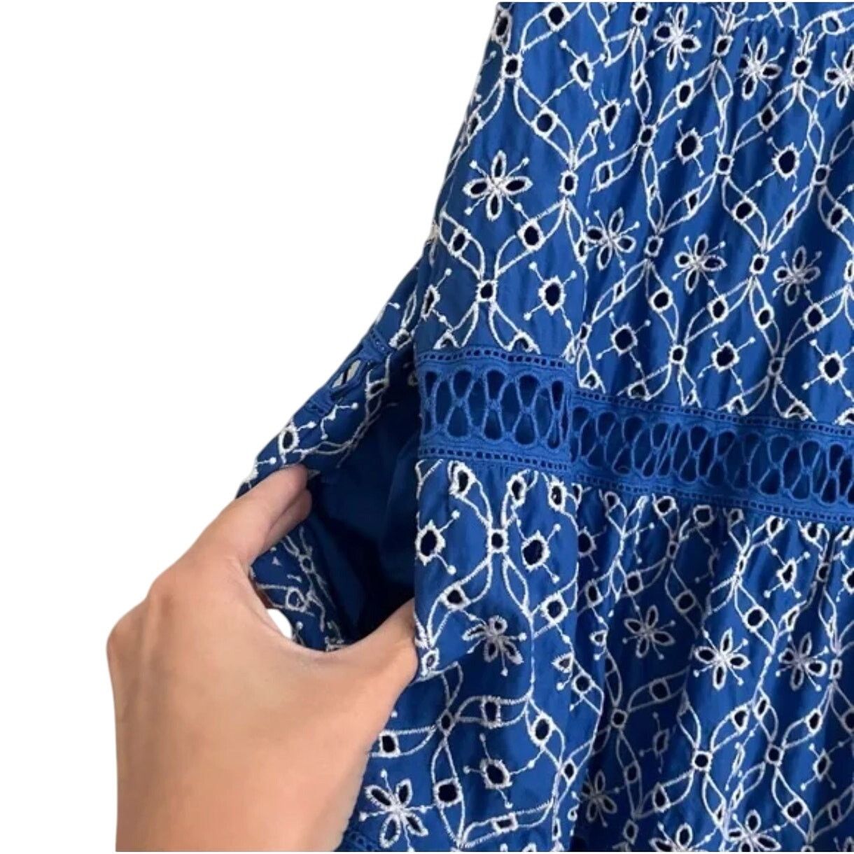 Lilly Pulitzer Lilly Pulitzer Morrie Ruffle Sleeve Blue Grotto Flutter 2 Size XS / US 0-2 / IT 36-38 - 7 Thumbnail