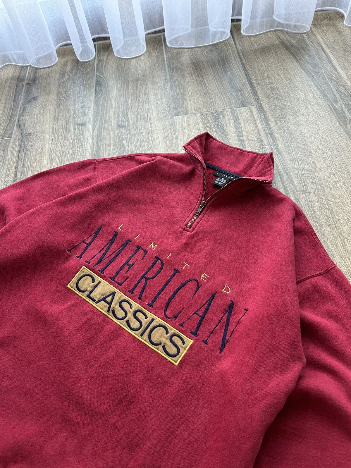 Vintage ⛔️Offer Me⛔️Vintage Limited American 1/4 zip sweatshirt mens Size US S / EU 44-46 / 1 - 2 Thumbnail