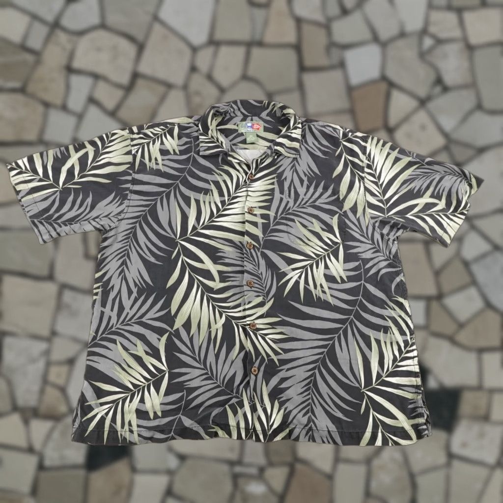 Hilo Hattie VINTAGE Hilo Hattie Hawaiian Shirt Mens XL Black Floral Silk Aloha Button-Up Tropical Outdoor Size US XL / EU 56 / 4 - 1 Thumbnail