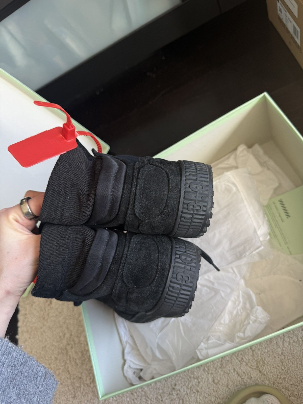 Off-White Off-White Off Court Sneaker Black Size US 7.5 / EU 40-41 - 8 Thumbnail