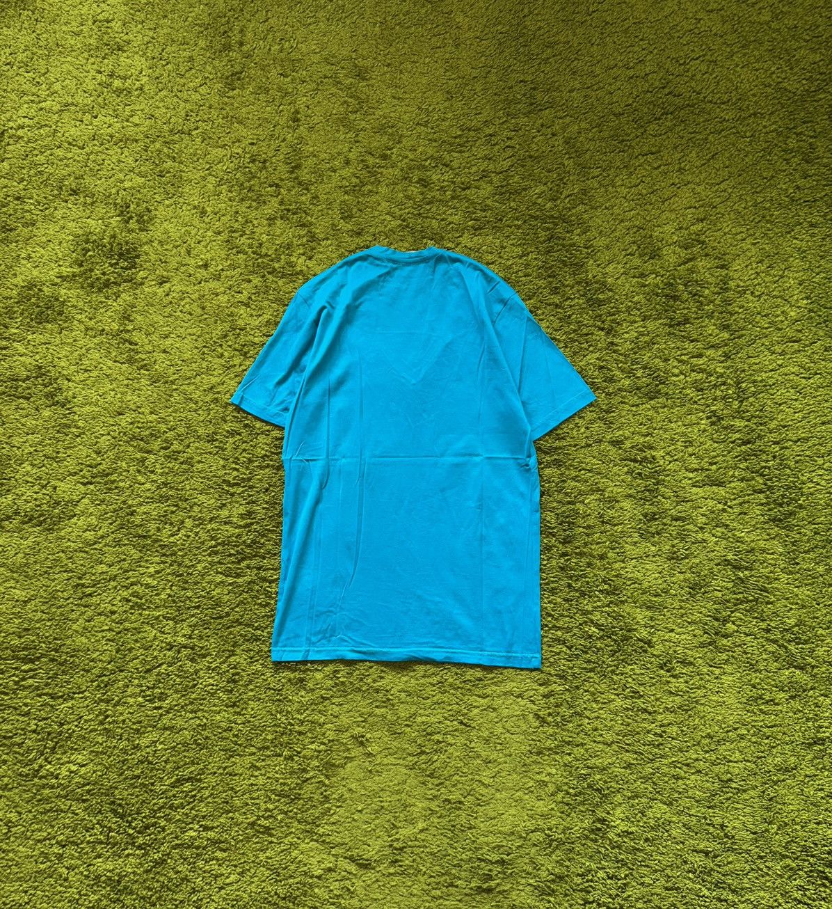 Roberto Cavalli Roberto Cavalli graphic v-neck turquoise t-shirt Size XS / US 0-2 / IT 36-38 - 2 Thumbnail