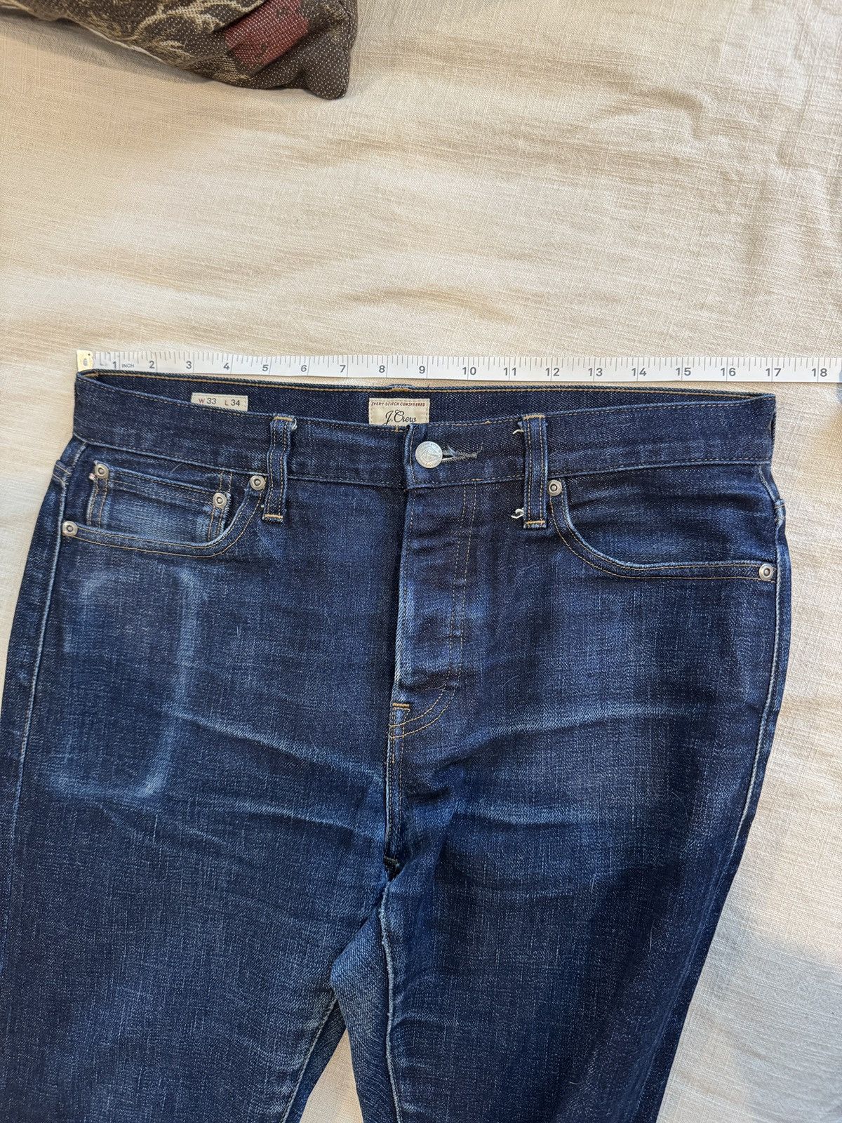 J.Crew J.Crew 770 Jeans in Japanese Selvedge - 33x31 Size US 33 - 5 Thumbnail