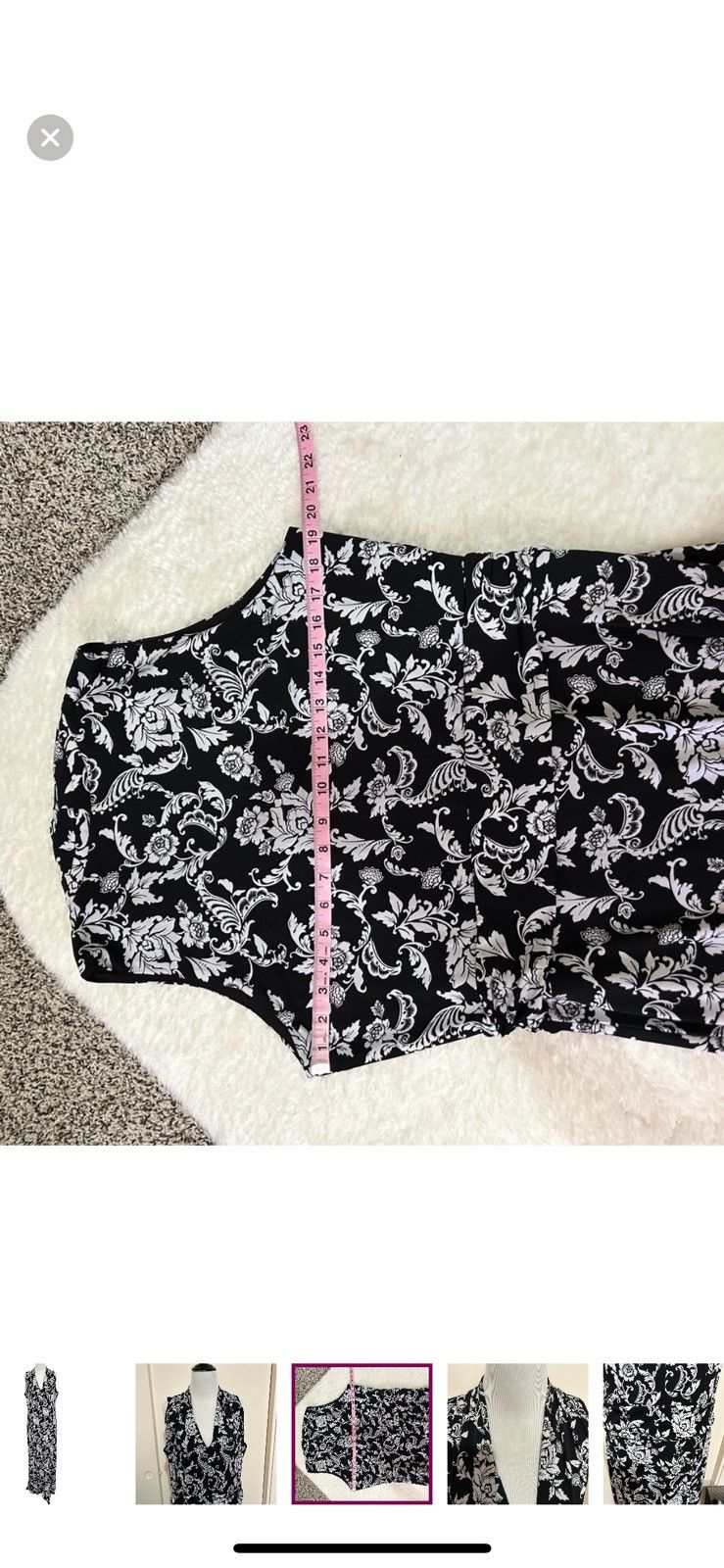White House Black Market White House black market large floral maxi dress Size L / US 10 / IT 46 - 6 Thumbnail