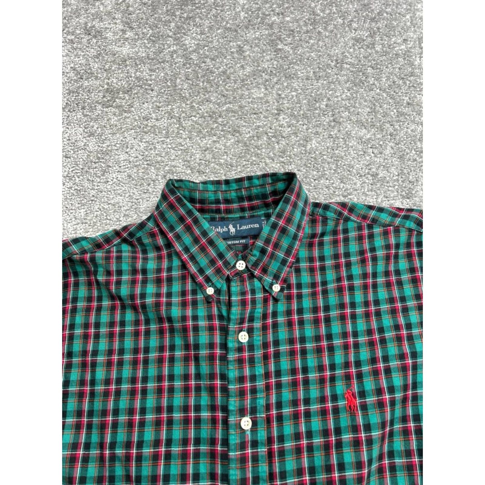Ralph Lauren Ralph Lauren Shirt Men Large Multicolor Plaid Checkered Cotton Custom Fit Casual Shirt Button-Up Mens L Multicolor Plaid Cotton Custom Fit Casual Size US L / EU 52-54 / 3 - 3 Thumbnail
