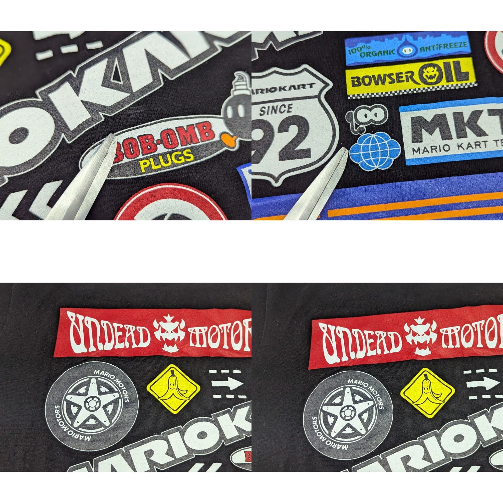 Nintendo Universal Studios Japan Mario Kart T-Shirt Size L Black Adult Nintendo Shirt Mens Size US L / EU 52-54 / 3 - 8 Thumbnail