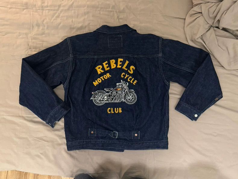 Freewheelers FREEWHEELERSMotorcycle embroidery jacket 2503-Nextarrow Size US XS / EU 42 / 0 - 1 Thumbnail