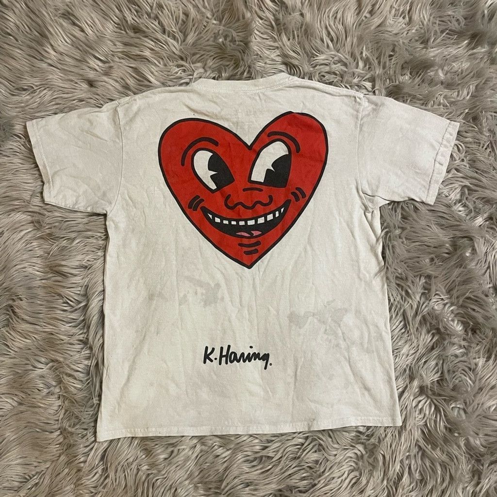 Other Keith Haring Graphic Heart vtg shirt size XS Size XS / US 0-2 / IT 36-38 - 1 Thumbnail