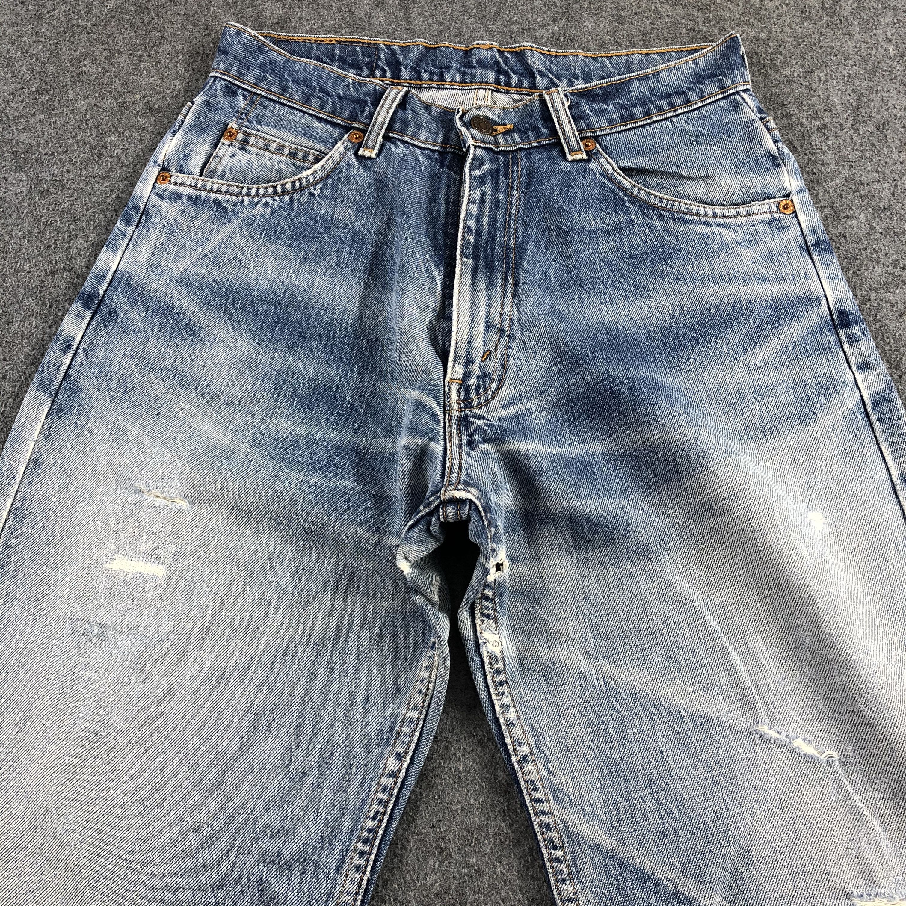 Levi's 90s Vintage Blue Wash Levis 613 Jeans-J1880 Size US 29 - 3 Thumbnail