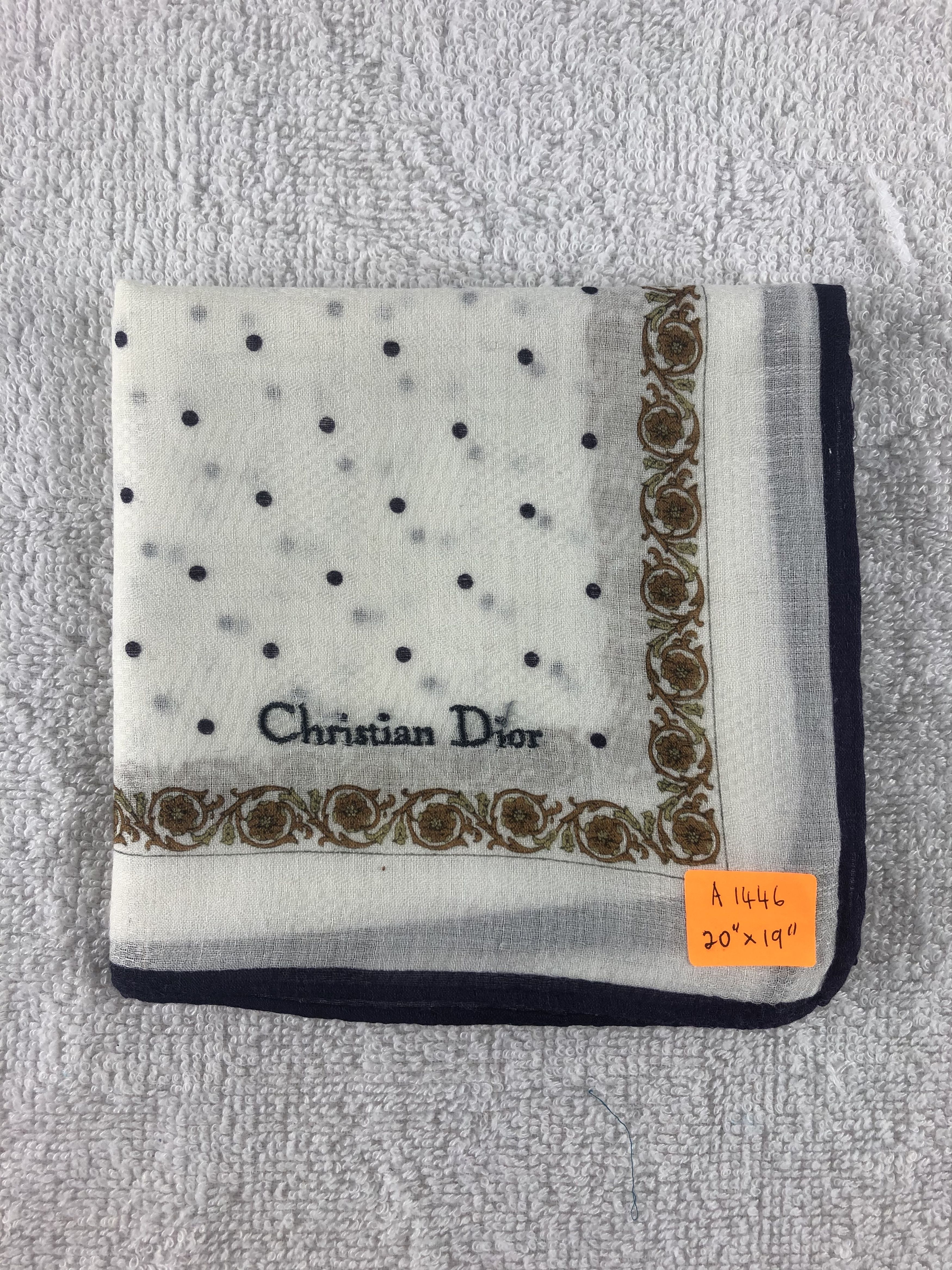 Vintage Christian Dior Handkerchief / Bandana / Neckerchief Size ONE SIZE - 6 Thumbnail