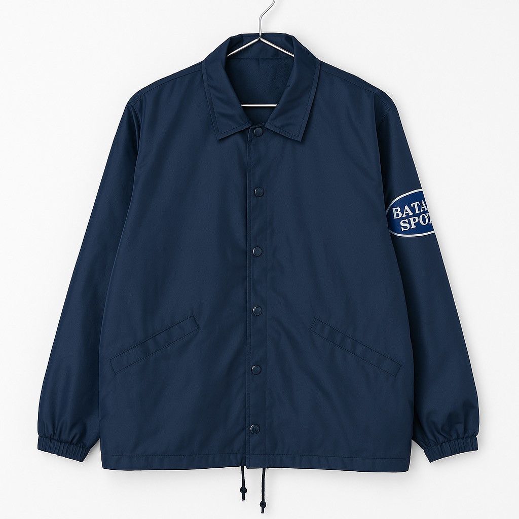 Japanese Brand Vintage Zero One Batari Sport Nylon Coach Jacket – Navy Blue Size US M / EU 48-50 / 2 - 2 Thumbnail