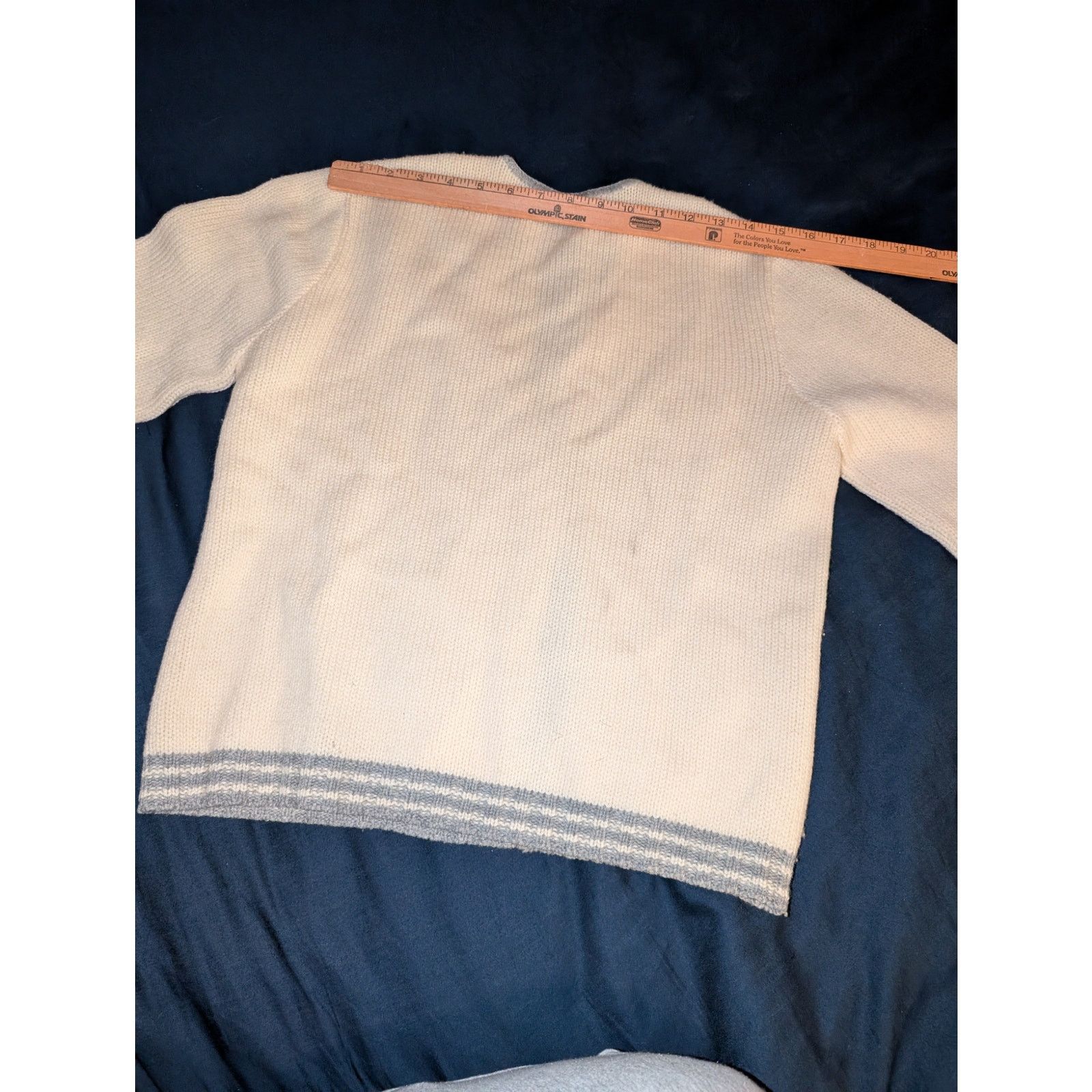 Evan Picone Vintage Evan-Picone Cardigan Sweater Med Wool Roos Atkins Size M / US 6-8 / IT 42-44 - 6 Thumbnail