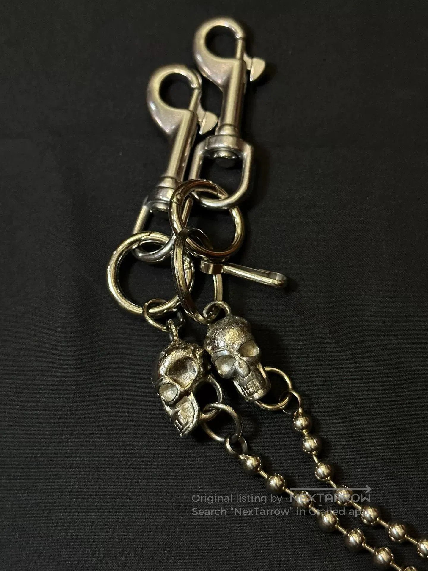 Vintage vintage skull bead chain from the 90s. Size ONE SIZE - 7 Thumbnail