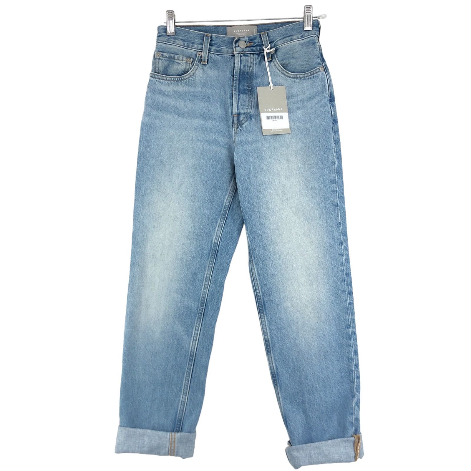 Everlane Everlane Size 24 The 90s Cheeky Jean Light Taper Stretch NEW Size 24" / US 00 / IT 34 - 1 Thumbnail